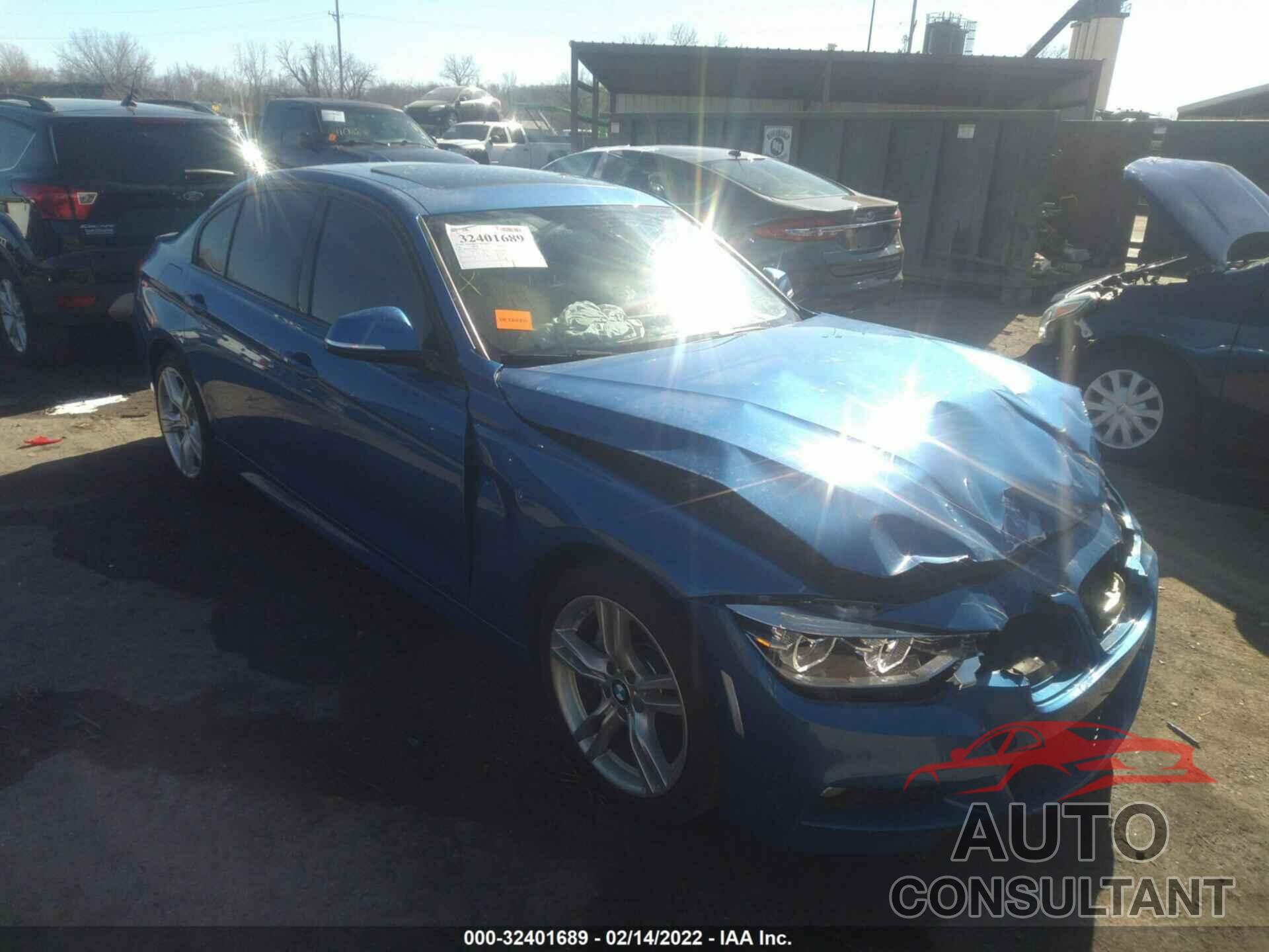 BMW 3 SERIES 2017 - WBA8B7G59HNT70771