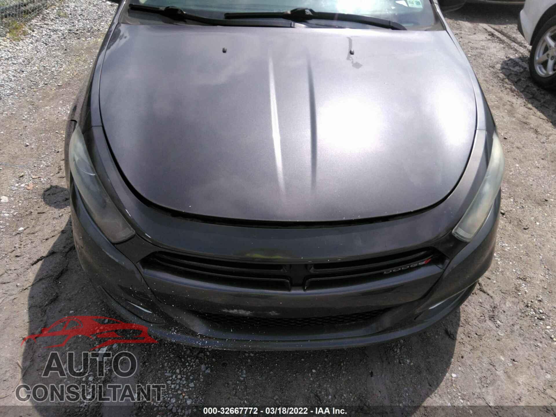 DODGE DART 2016 - 1C3CDFBB3GD605592