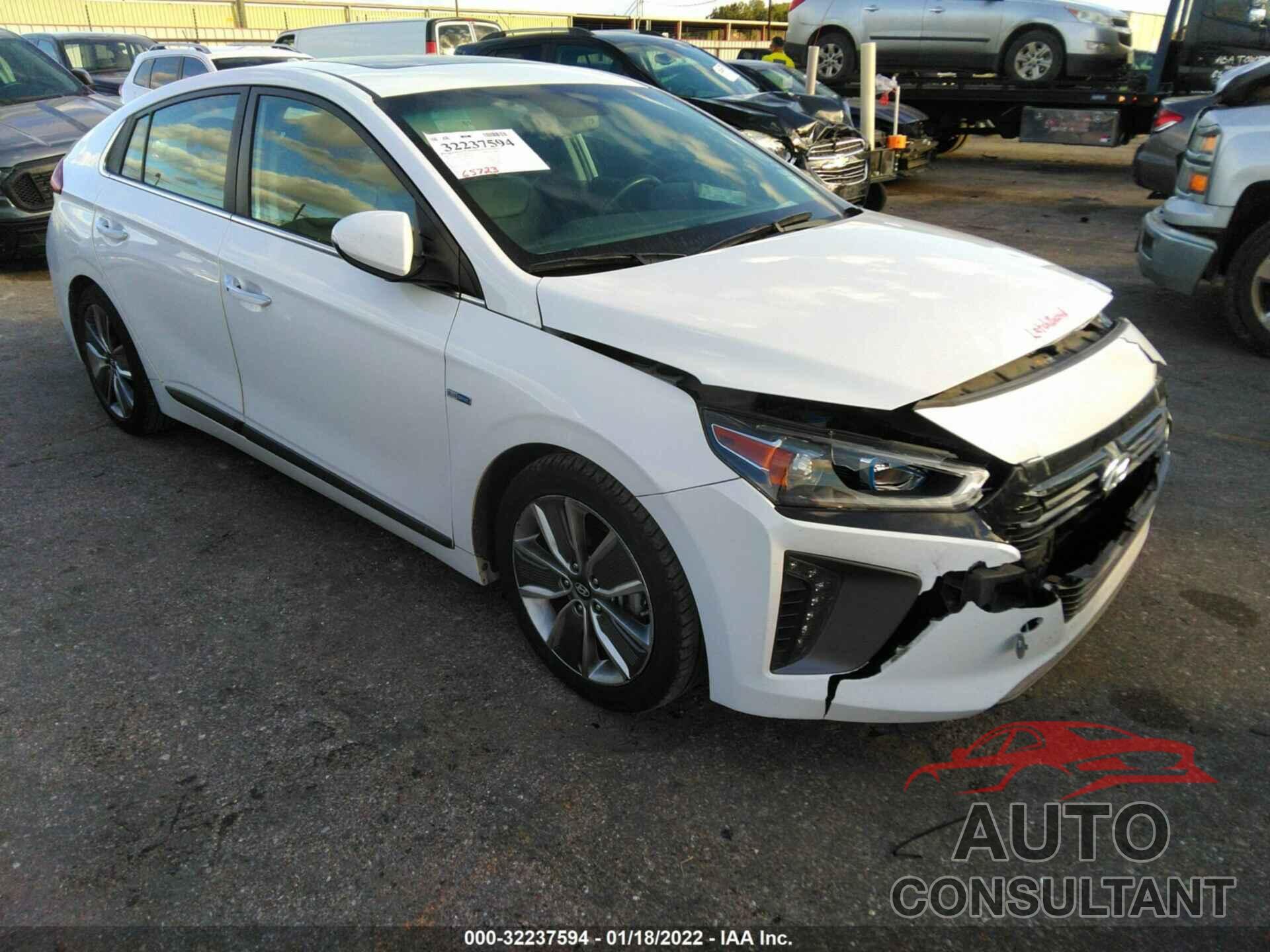 HYUNDAI IONIQ HYBRID 2017 - KMHC85LC1HU040399