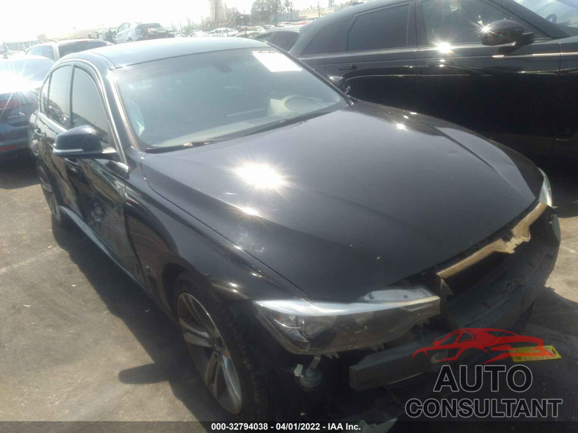 BMW 3 SERIES 2017 - WBA8E1C52HK480475