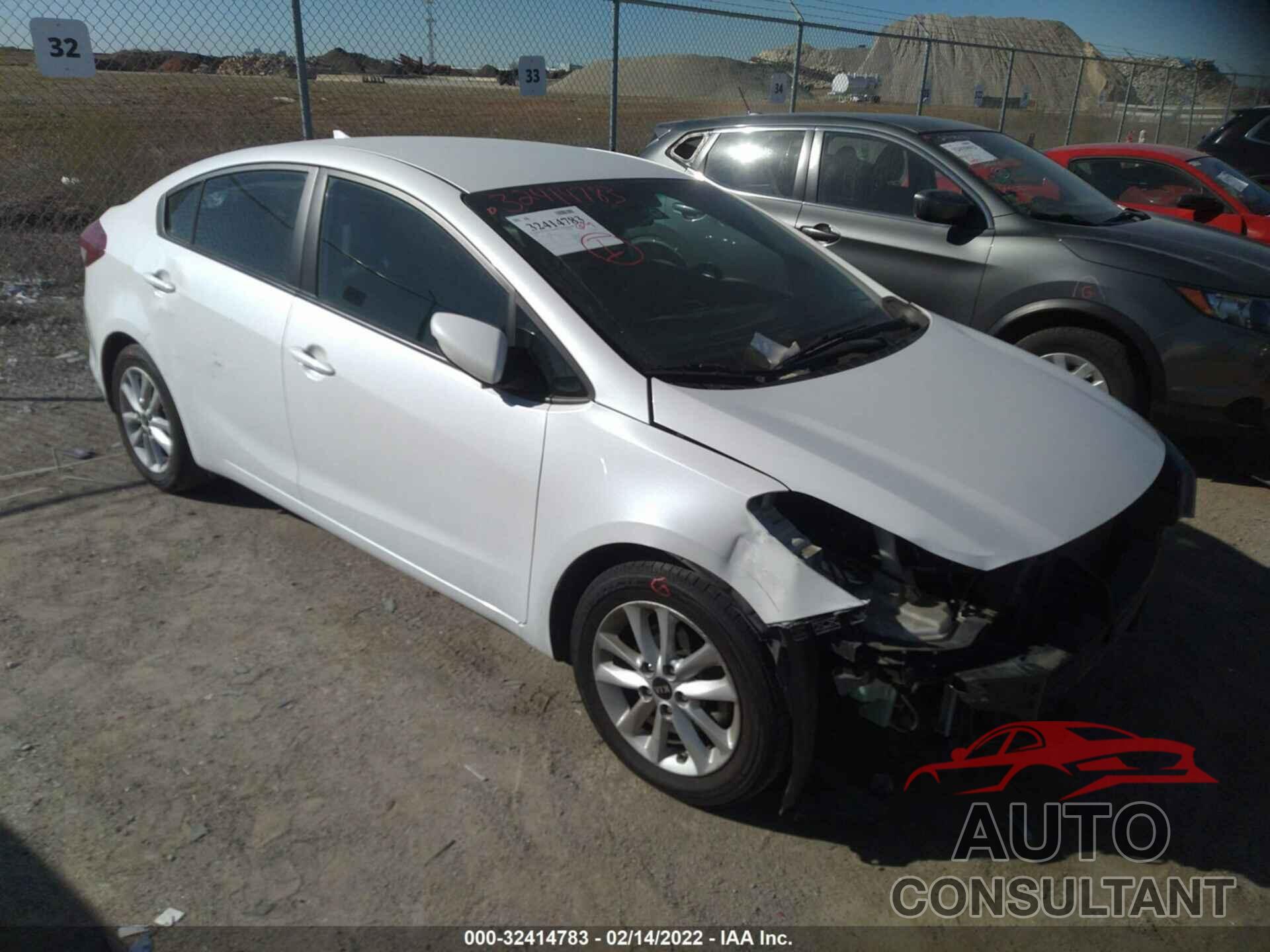 KIA FORTE 2017 - 3KPFL4A71HE007367