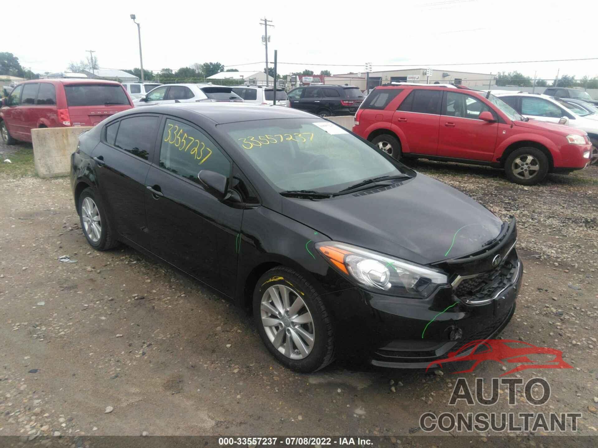 KIA FORTE 2016 - KNAFX4A69G5534365