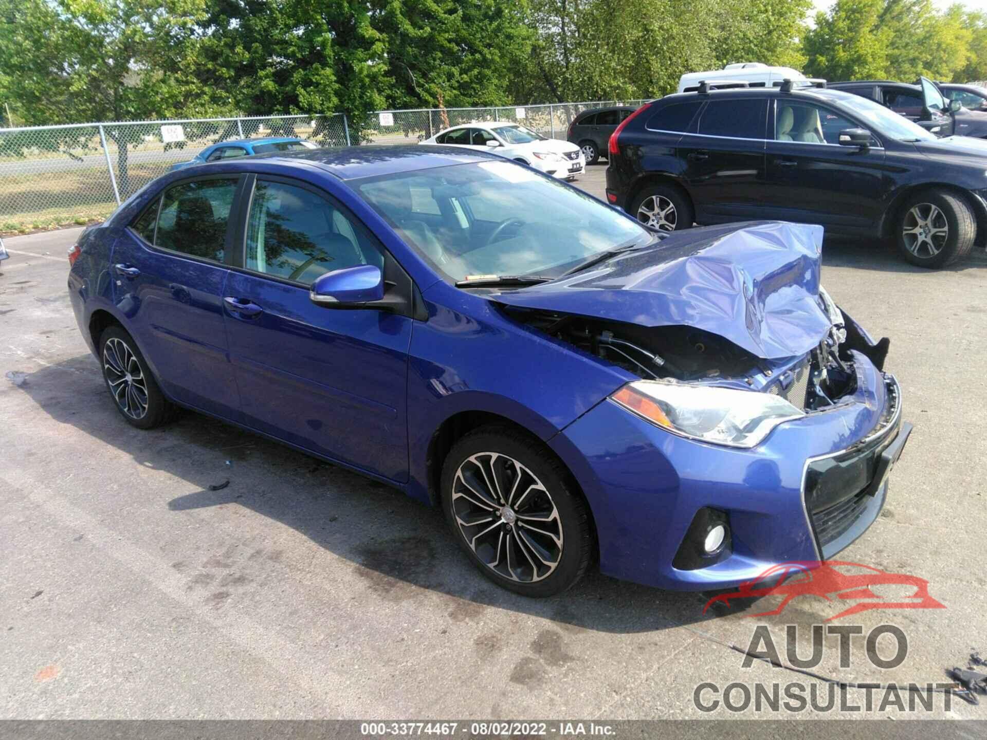 TOYOTA COROLLA 2016 - 2T1BURHEXGC641996