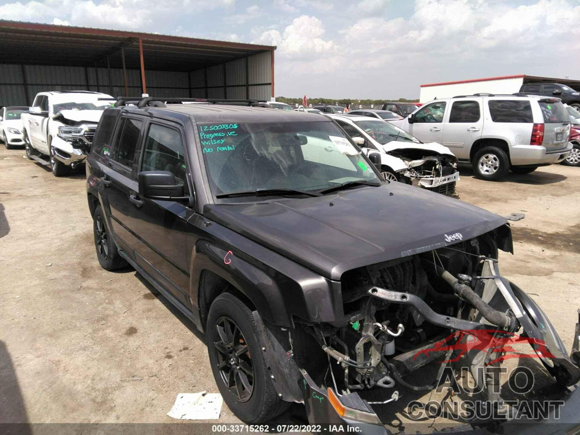 JEEP PATRIOT 2017 - 1C4NJPBB6HD131304