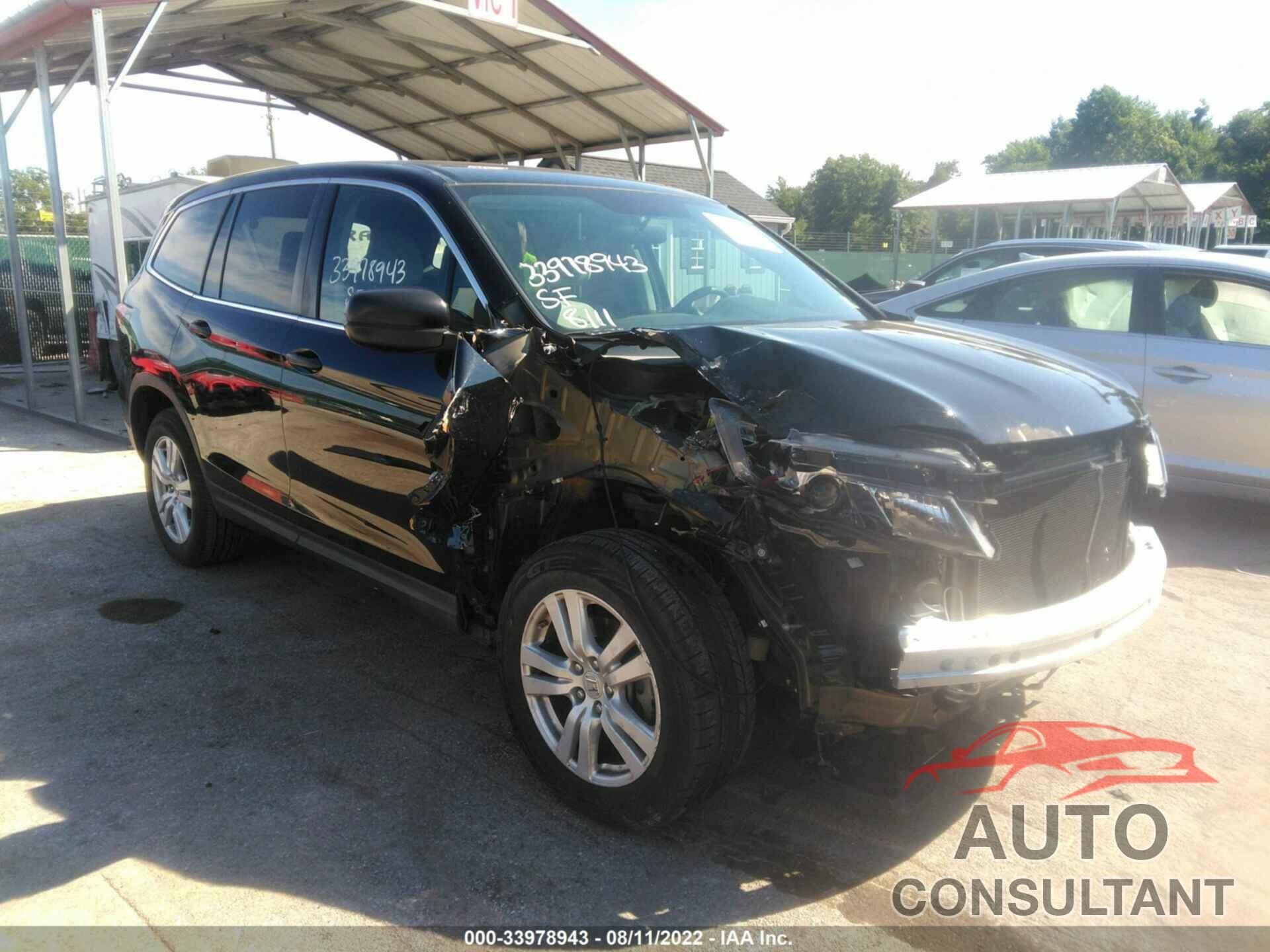 HONDA PILOT 2018 - 5FNYF5H10JB008713
