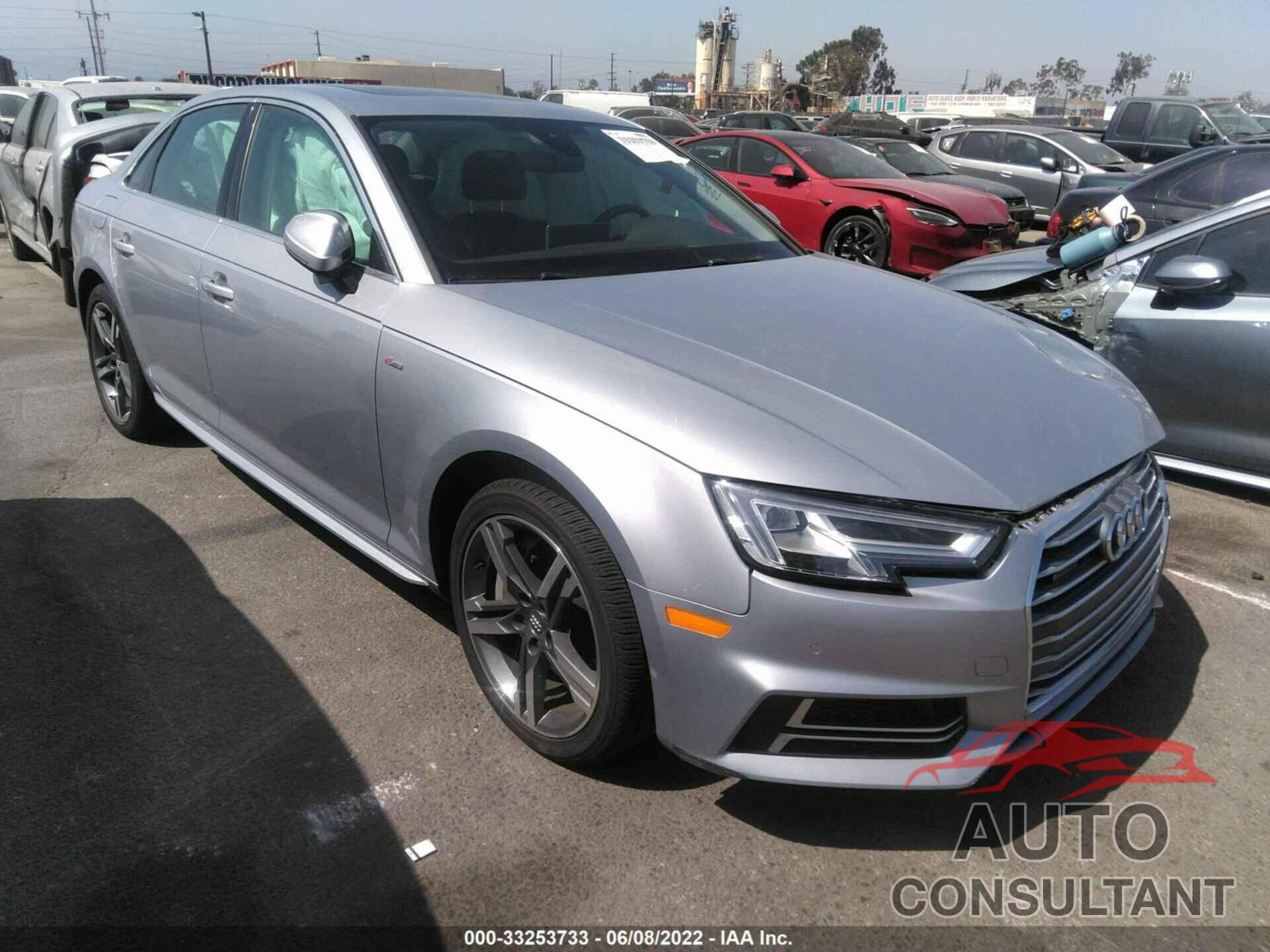 AUDI A4 2018 - WAUENAF47JA071146