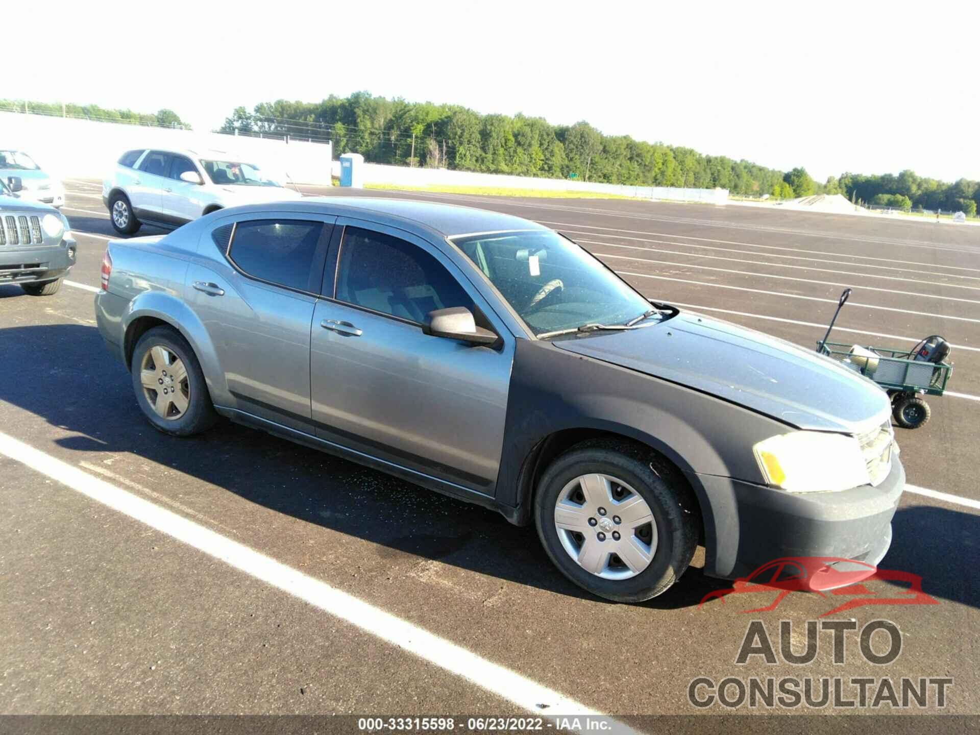 DODGE AVENGER 2010 - 1B3CC4FB3AN117615