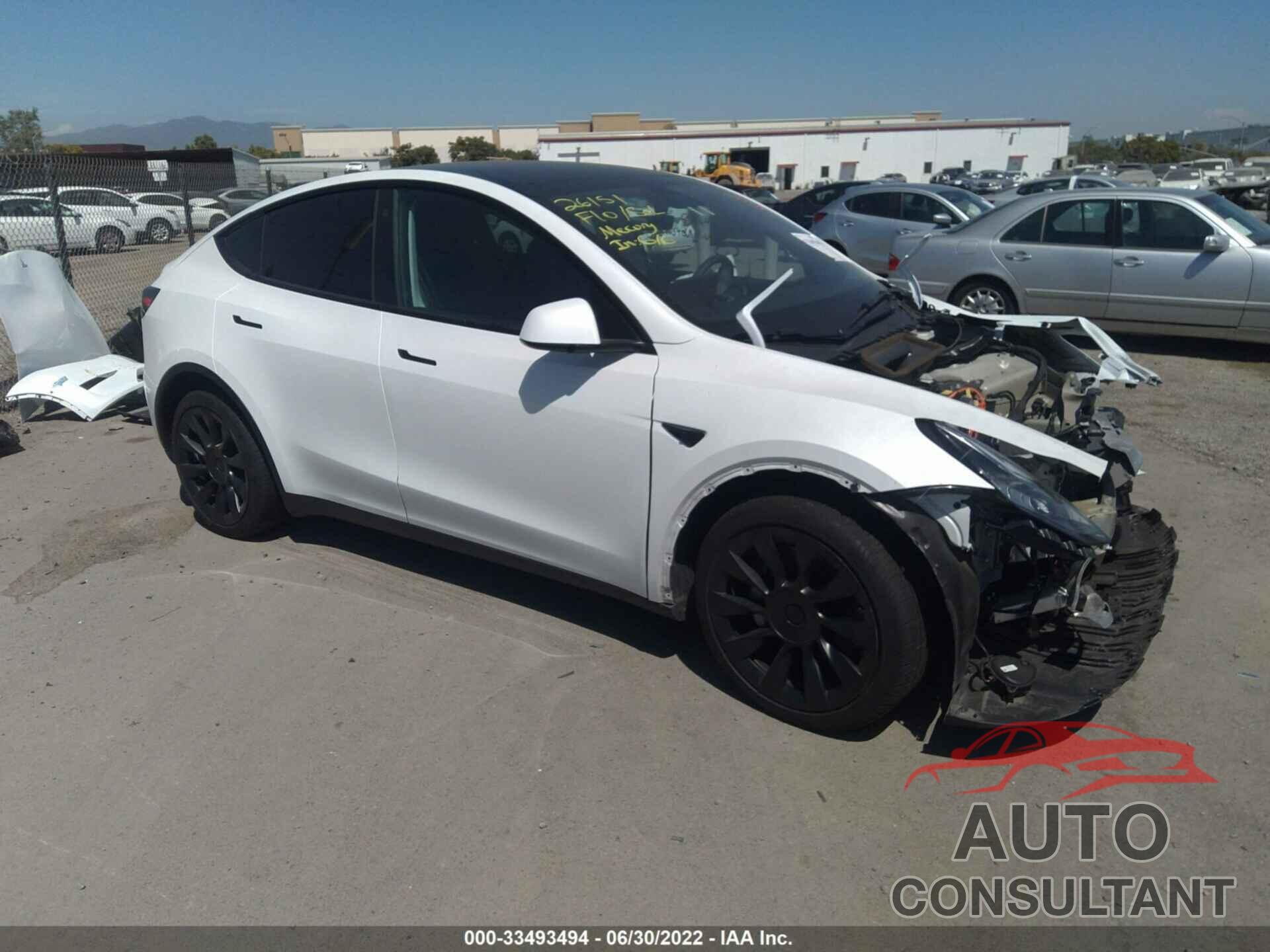 TESLA MODEL Y 2021 - 5YJYGDEE5MF222700
