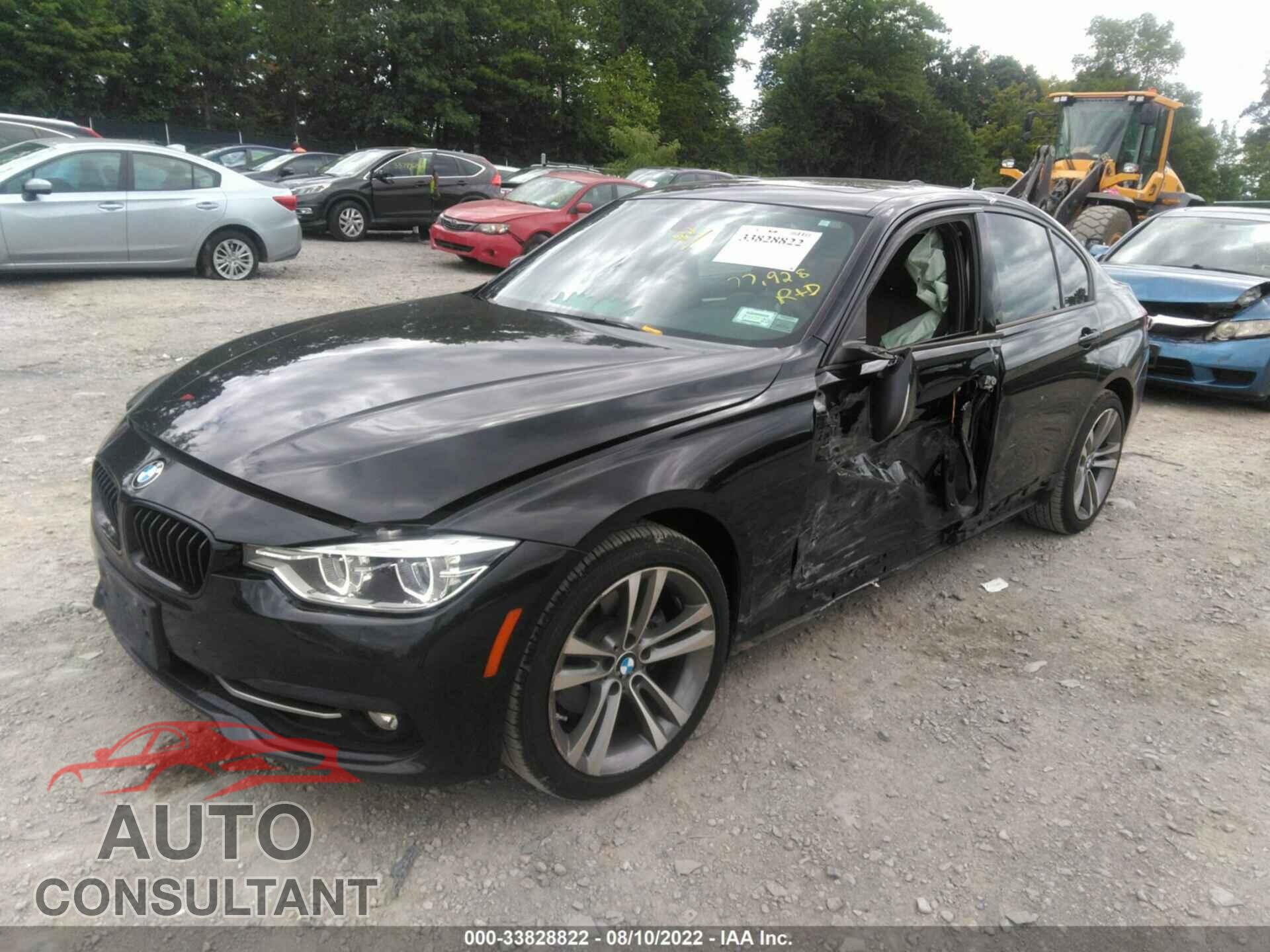 BMW 3 SERIES 2016 - WBA8E3G59GNU01080