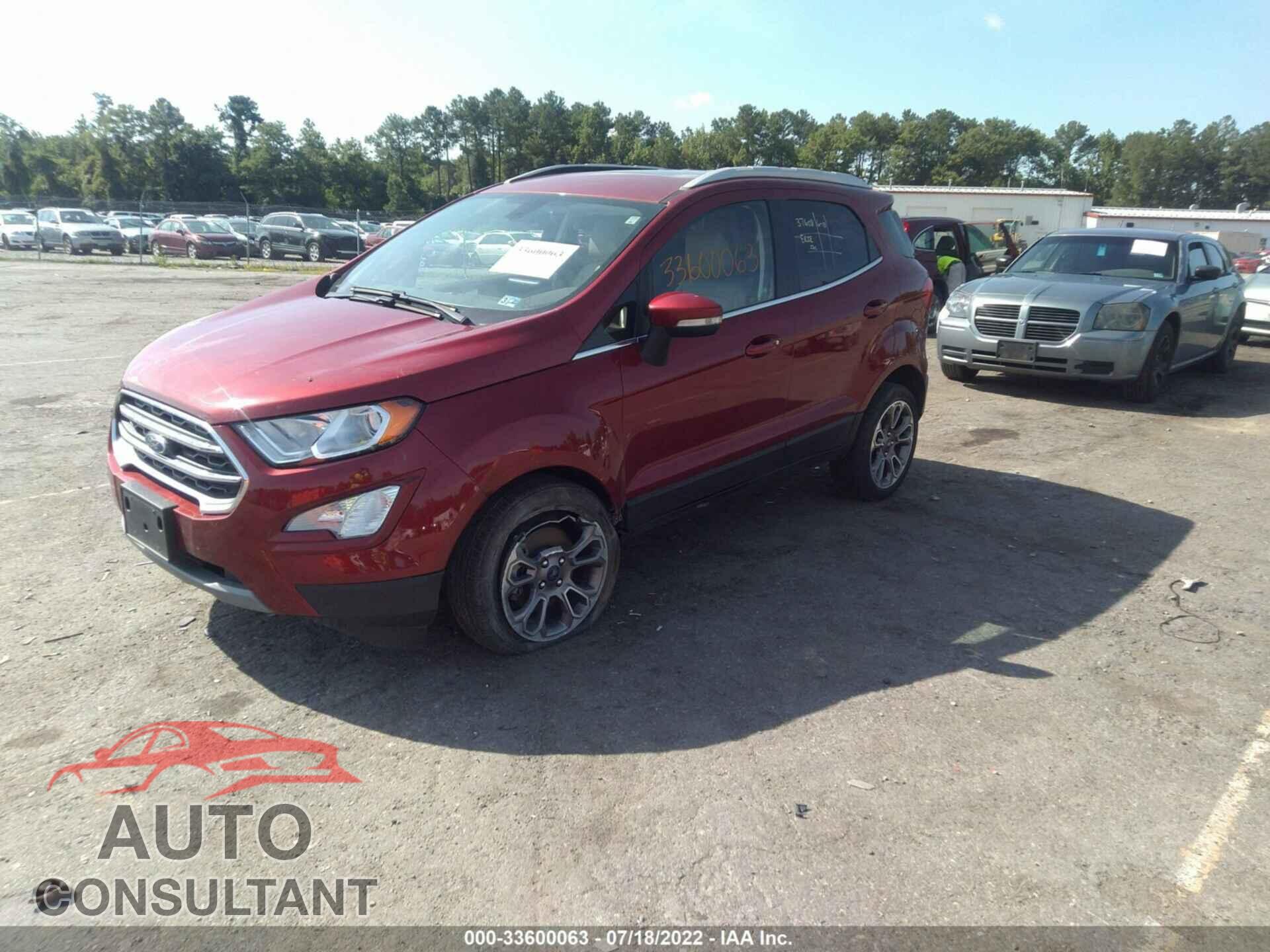 FORD ECOSPORT 2019 - MAJ6S3KL8KC294431