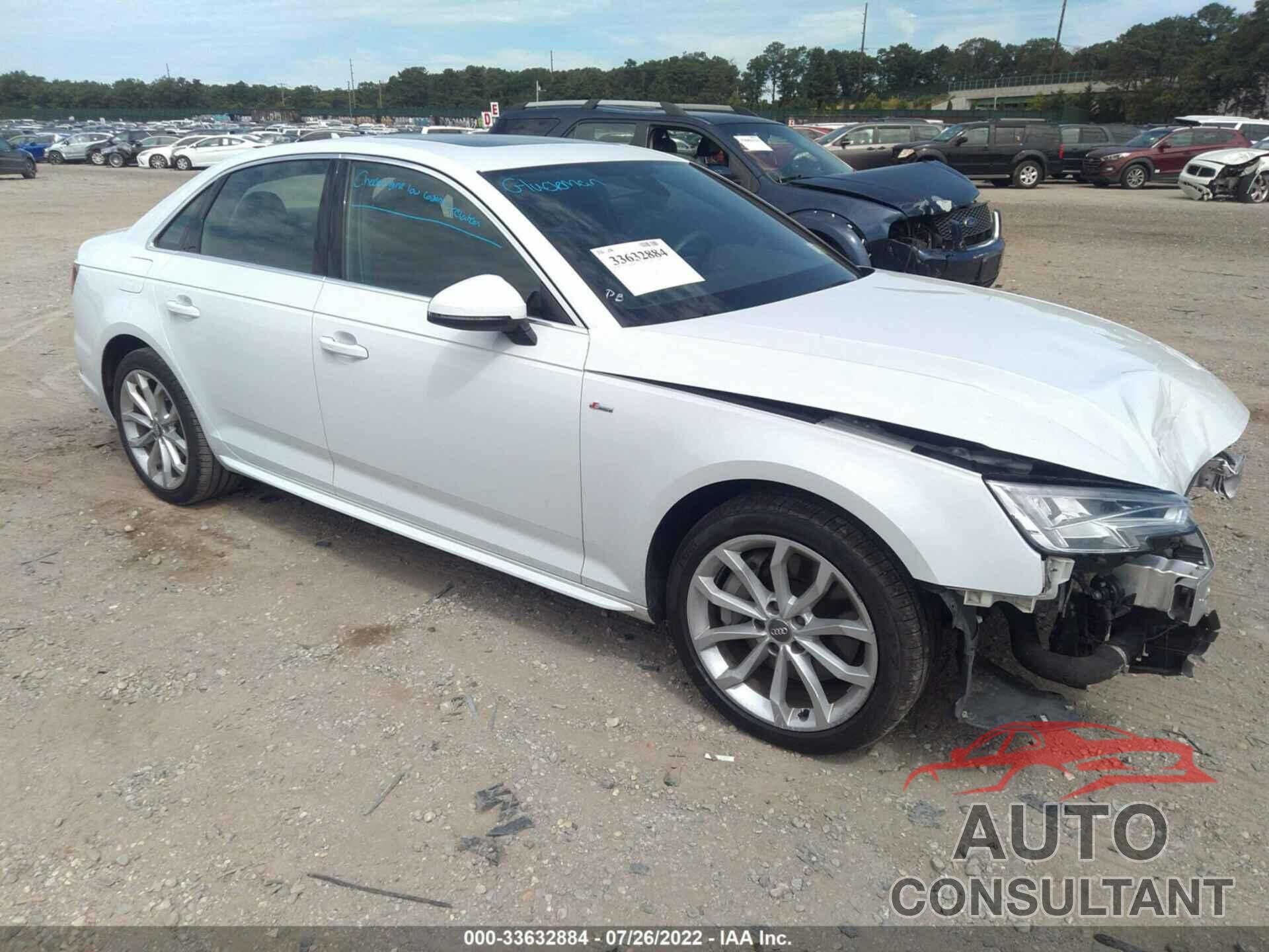 AUDI A4 2019 - WAUENAF45KN006273