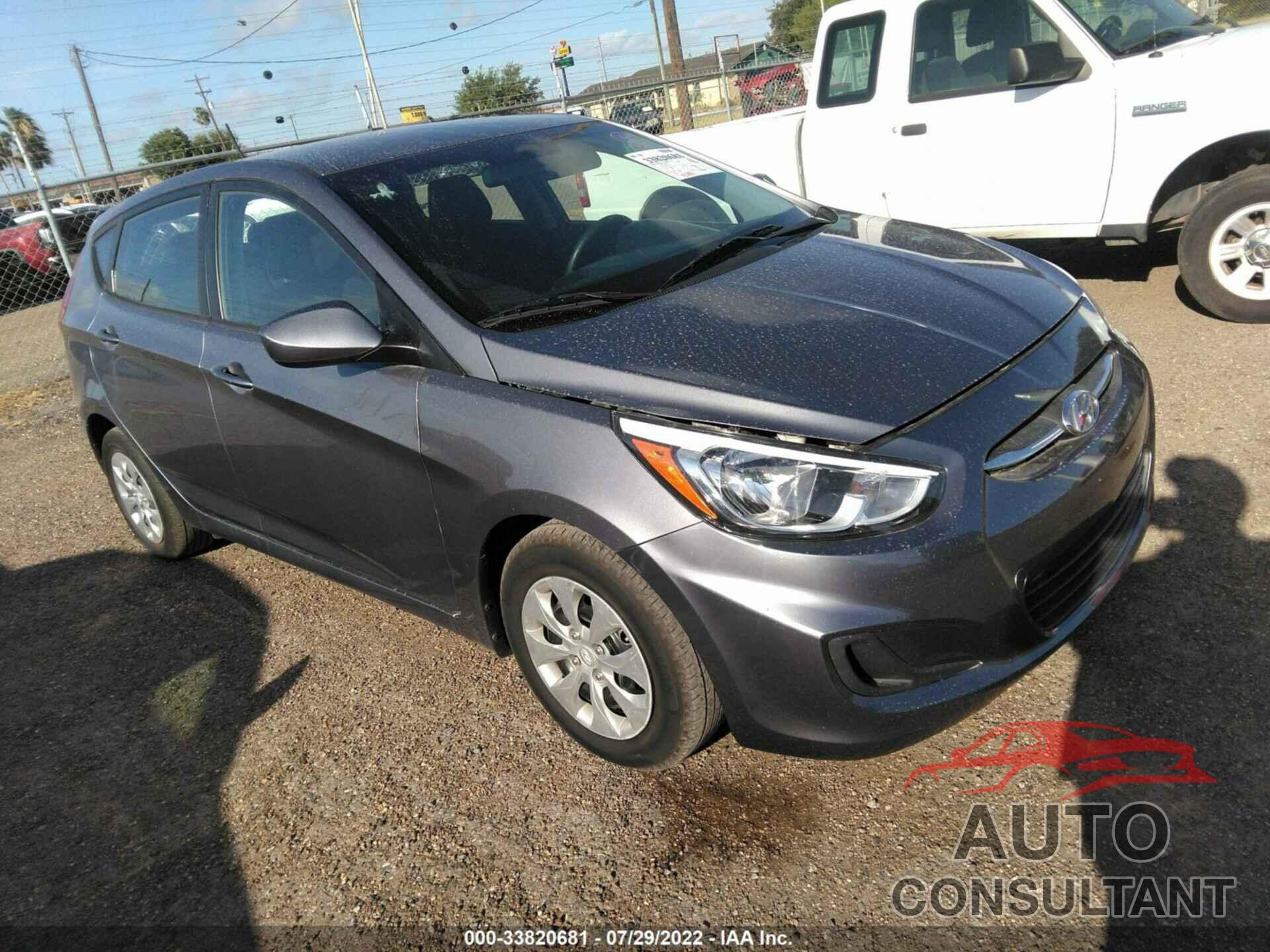 HYUNDAI ACCENT 2017 - KMHCT5AE9HU312054