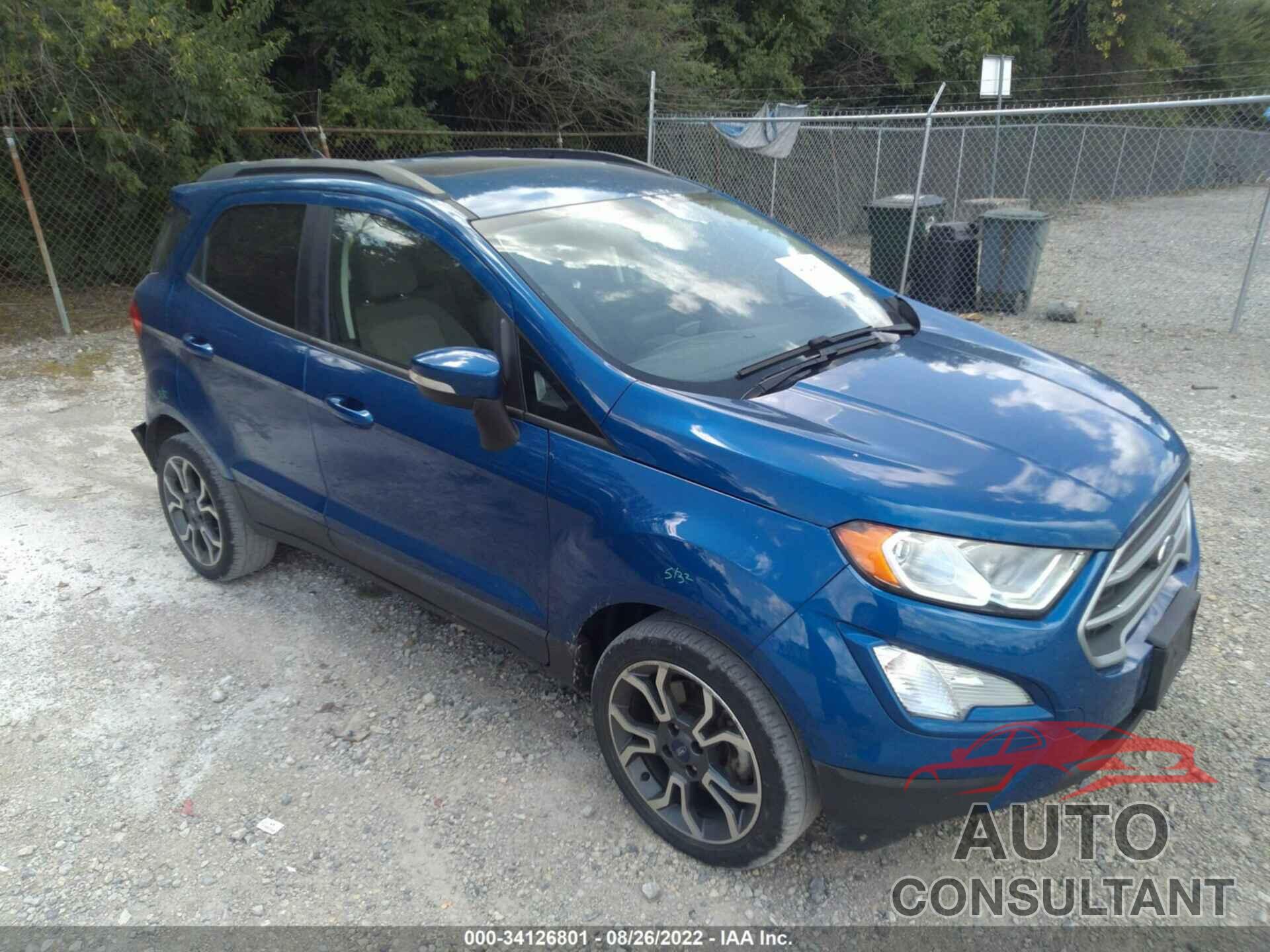 FORD ECOSPORT 2018 - MAJ3P1TE3JC245502