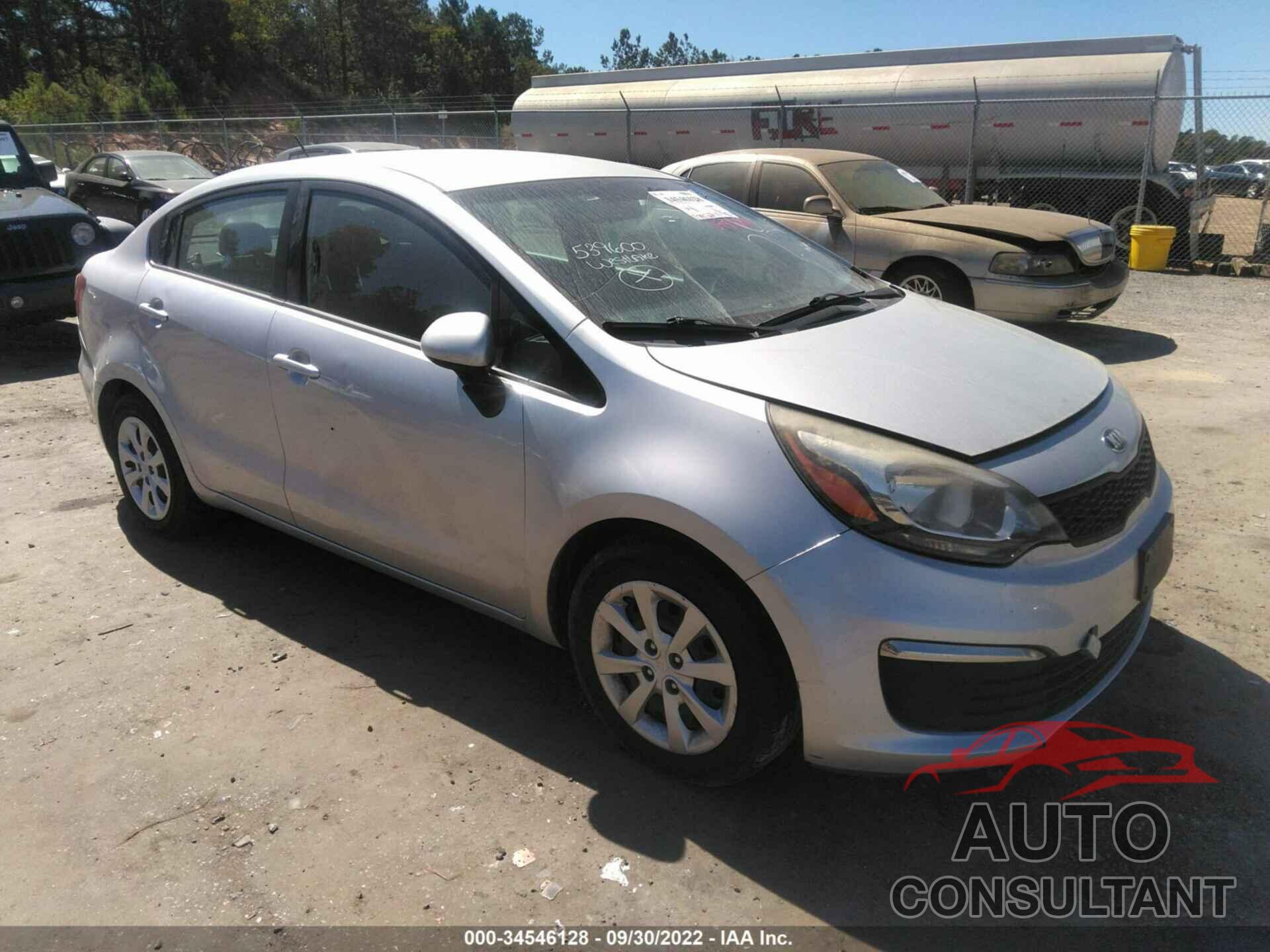 KIA RIO 2016 - KNADM4A37G6539600