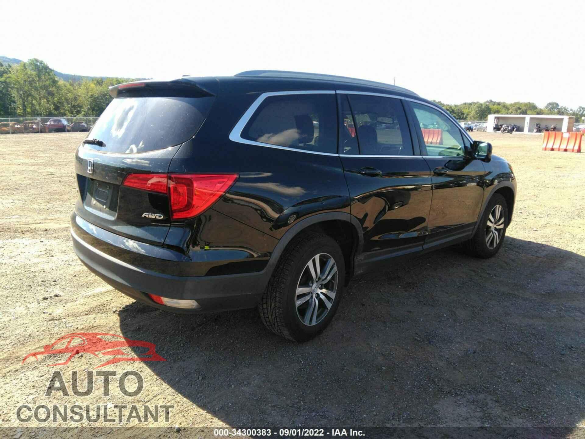 HONDA PILOT 2017 - 5FNYF6H71HB006084