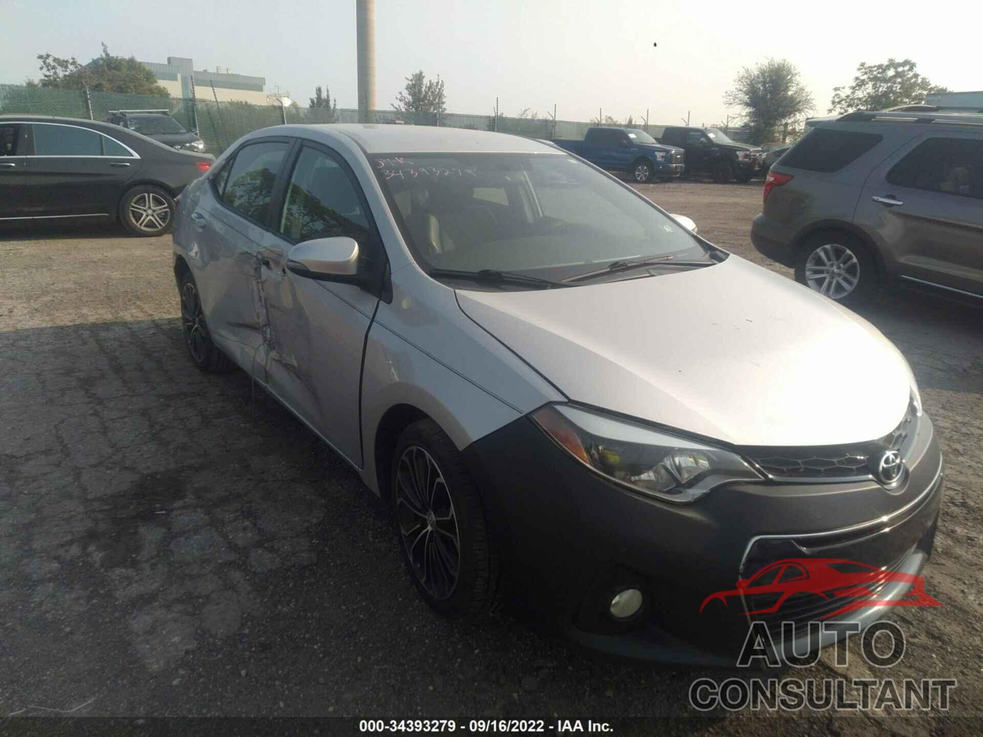 TOYOTA COROLLA 2016 - 2T1BURHE5GC596899