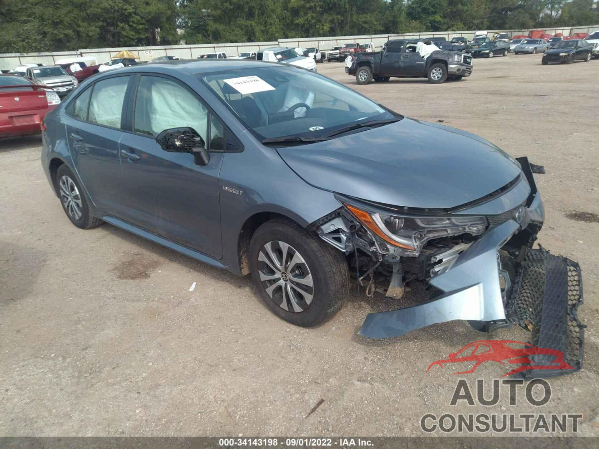 TOYOTA COROLLA 2021 - JTDEAMDE4MJ007226