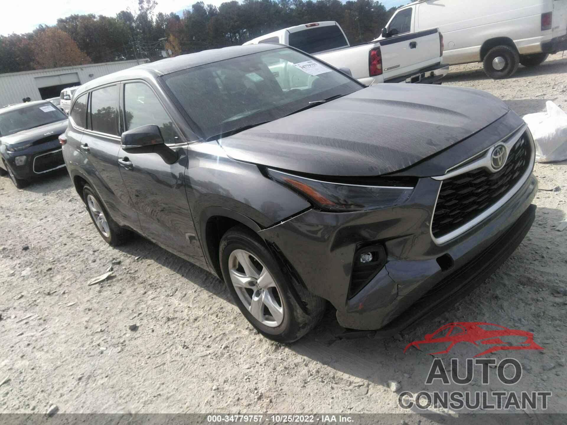 TOYOTA HIGHLANDER 2021 - 5TDZZRAH3MS522128