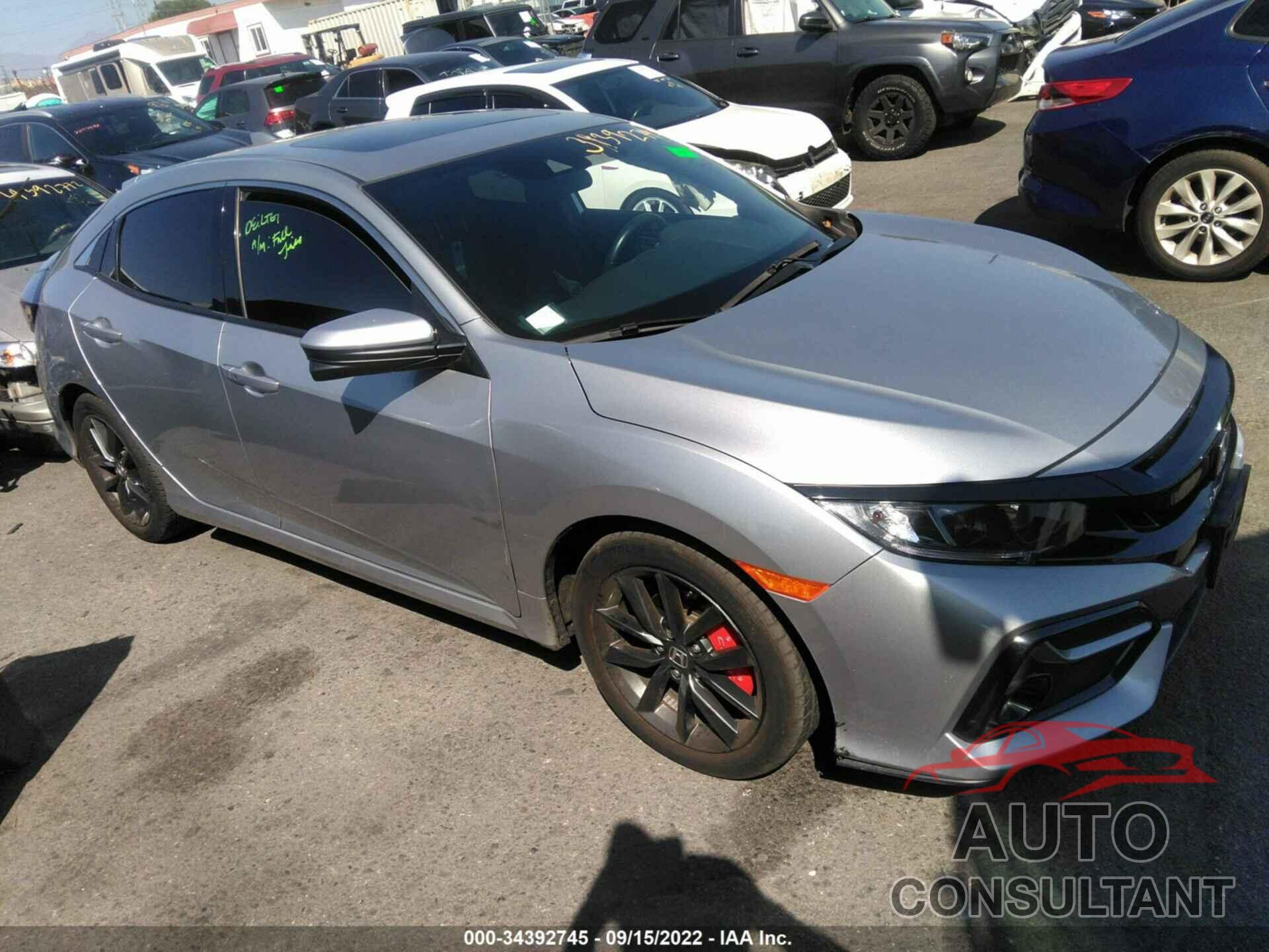 HONDA CIVIC HATCHBACK 2021 - SHHFK7H63MU412862