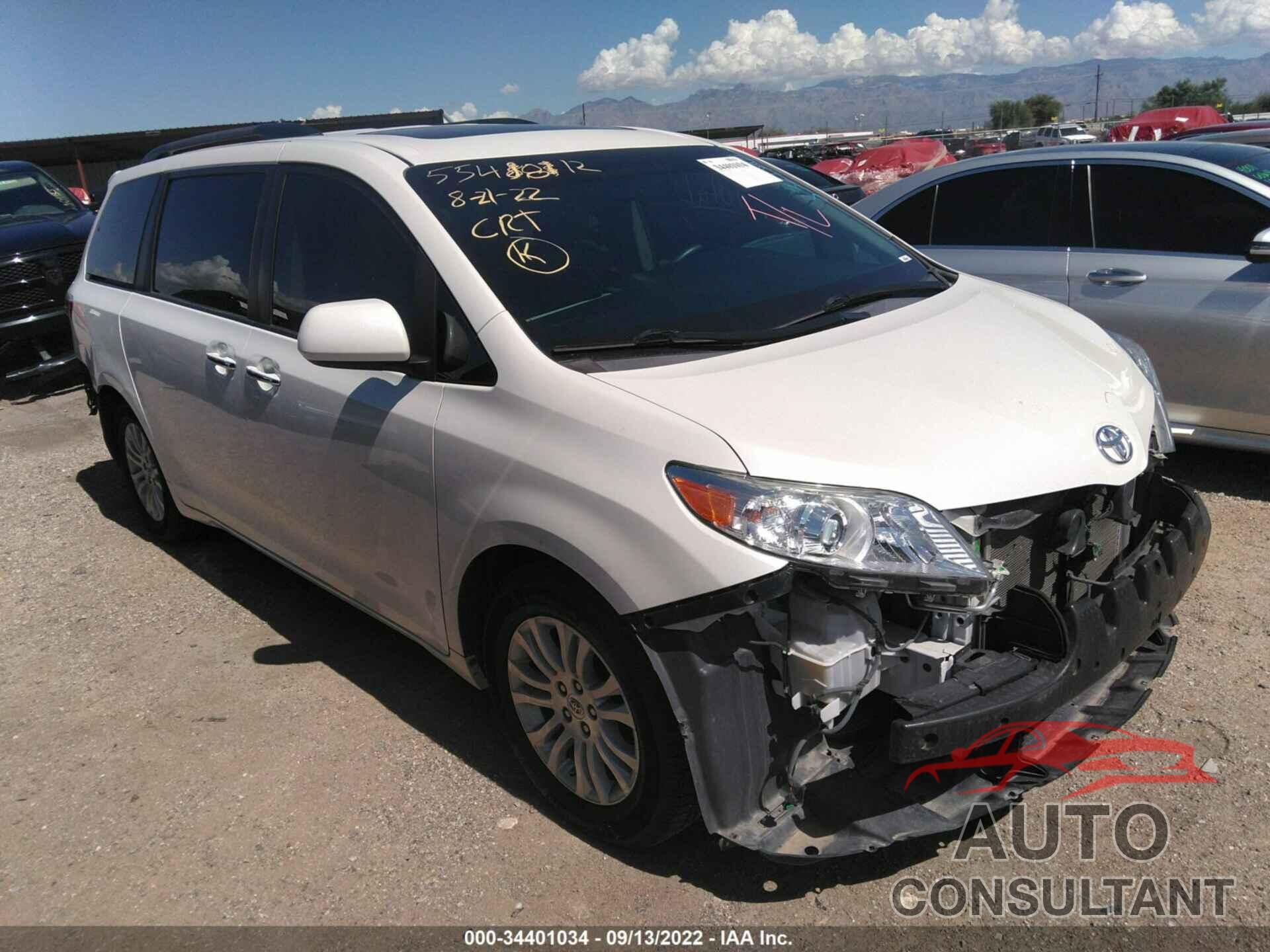 TOYOTA SIENNA 2017 - 5TDYZ3DC4HS832190