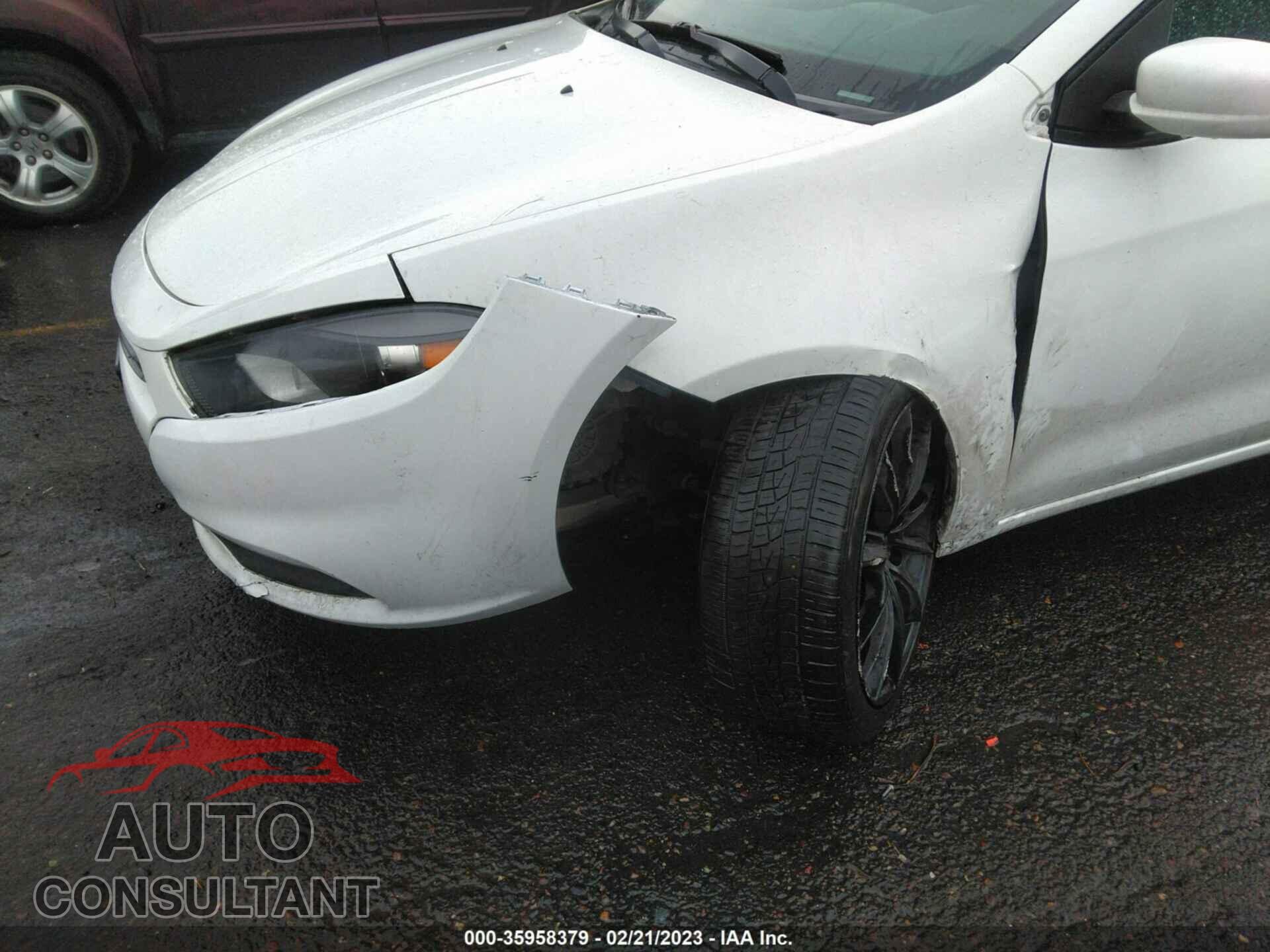DODGE DART 2015 - 1C3CDFBB3FD129097