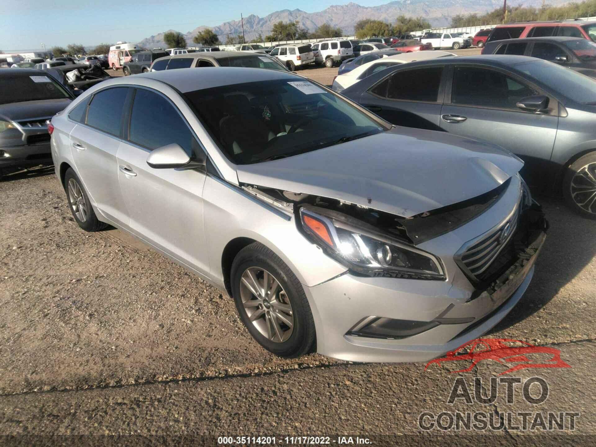 HYUNDAI SONATA 2017 - 5NPE24AF9HH543078