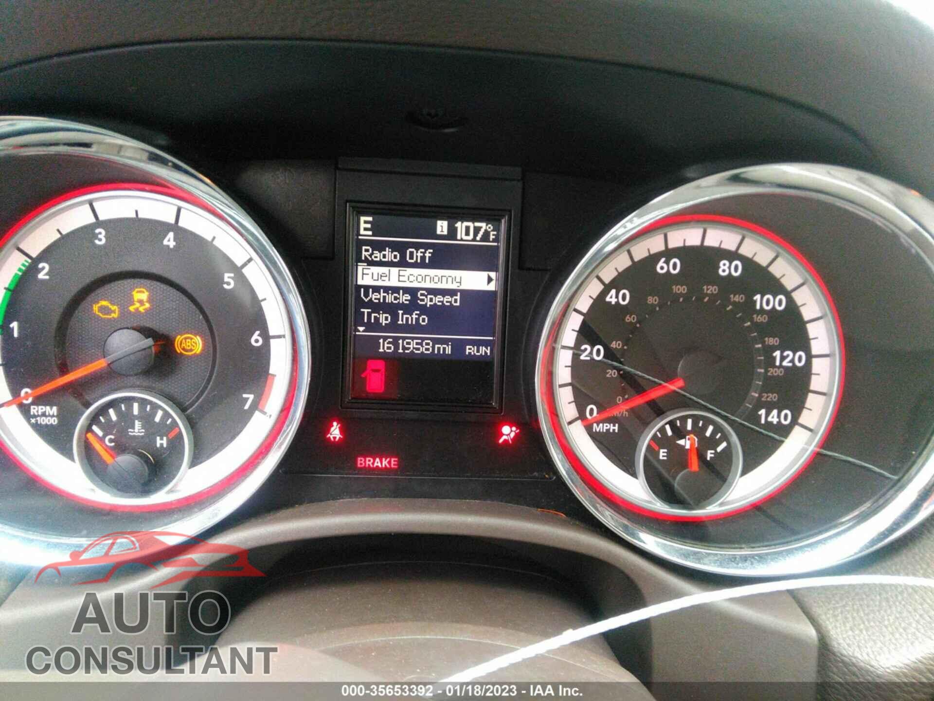 DODGE DURANGO 2012 - 1C4RDHAG2CC196869