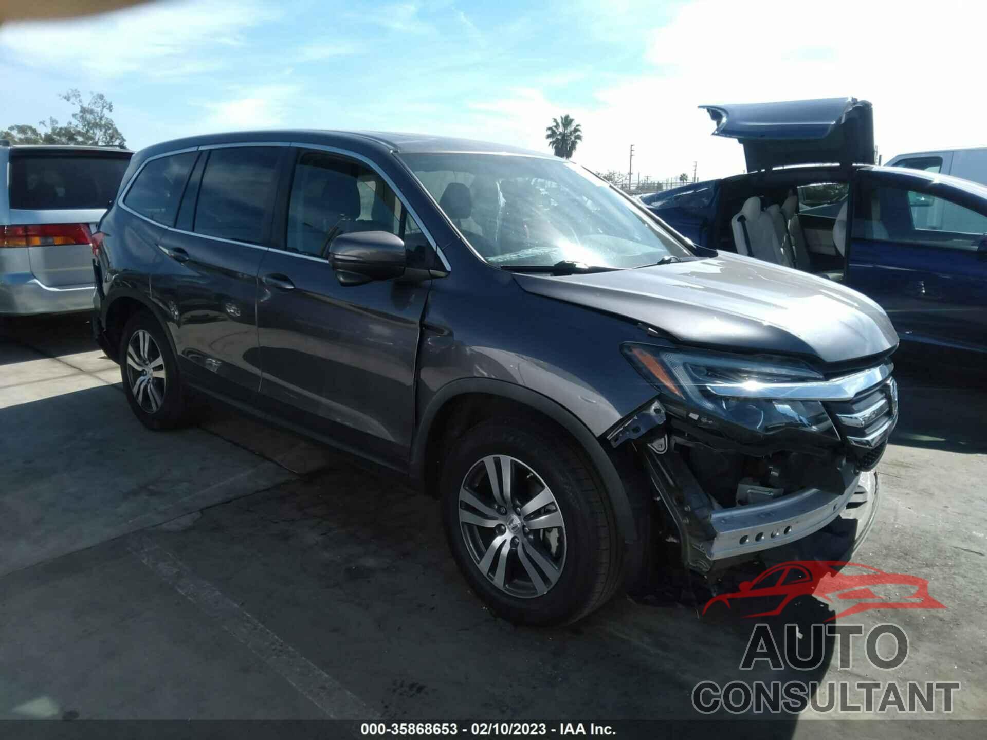 HONDA PILOT 2017 - 5FNYF5H71HB031545