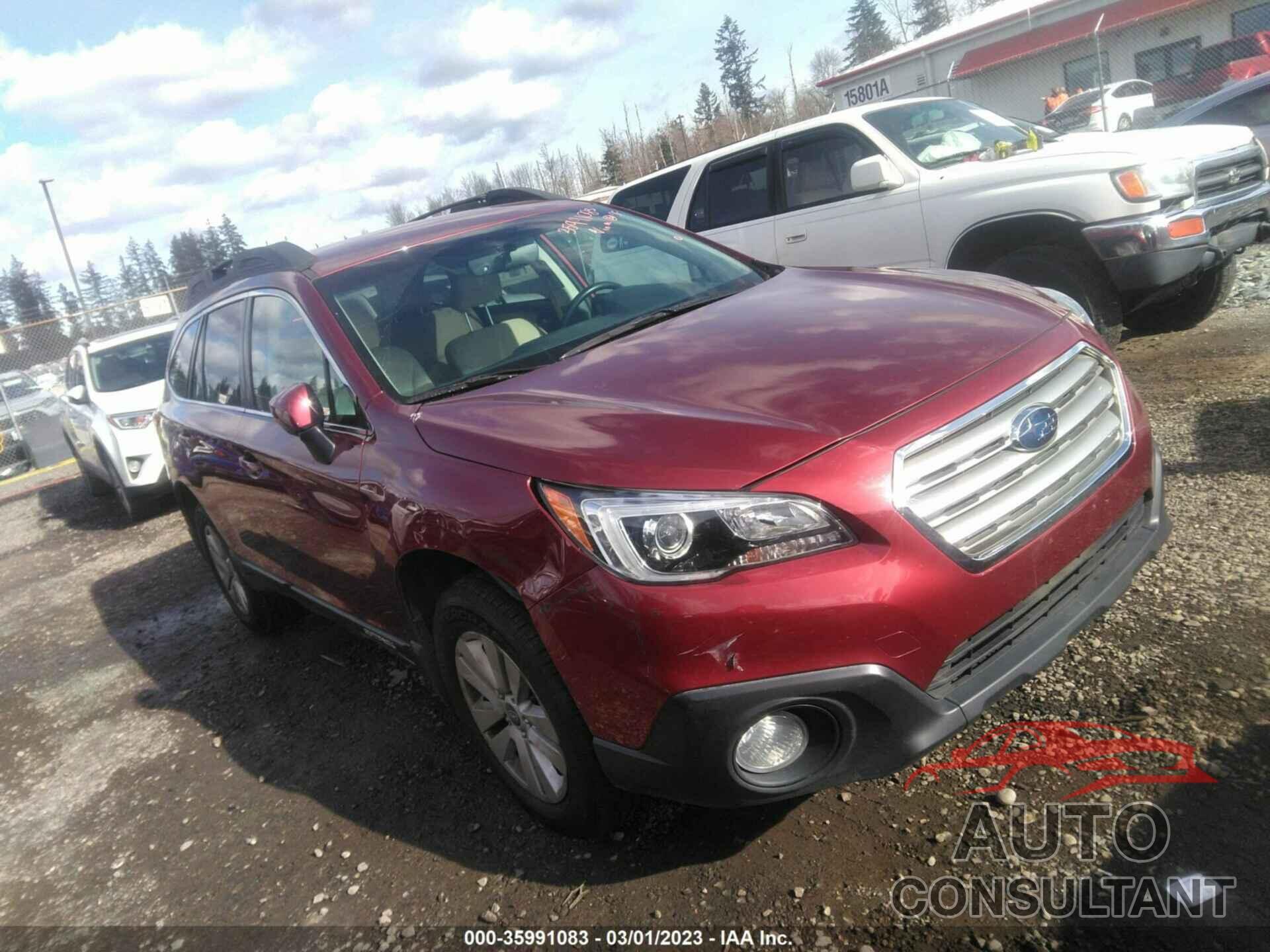 SUBARU OUTBACK 2017 - 4S4BSACC7H3438017