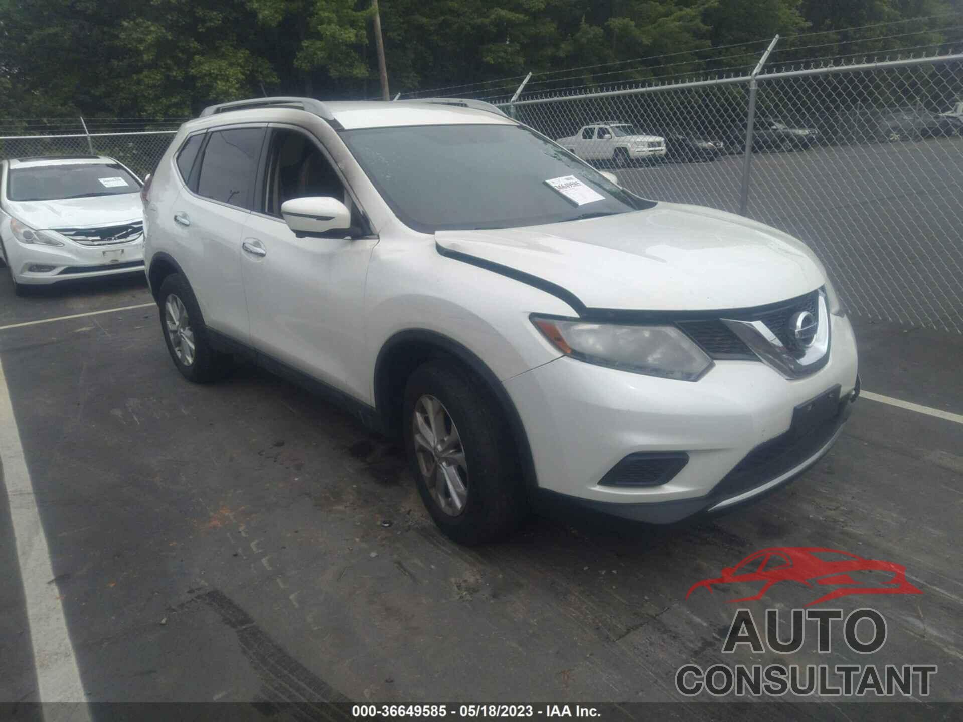 NISSAN ROGUE 2016 - 5N1AT2MV9GC811913