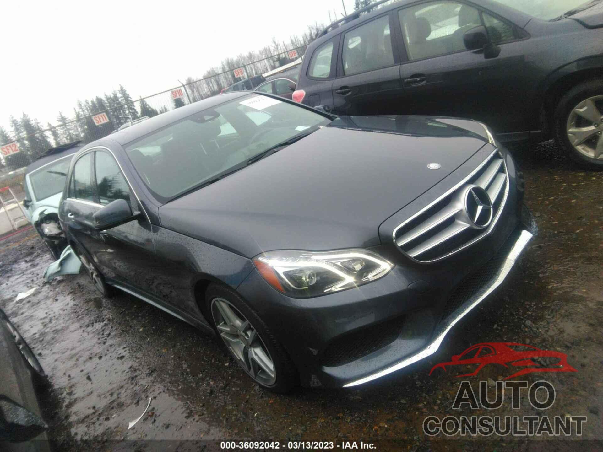 MERCEDES-BENZ E-CLASS 2016 - WDDHF8JB0GB192332