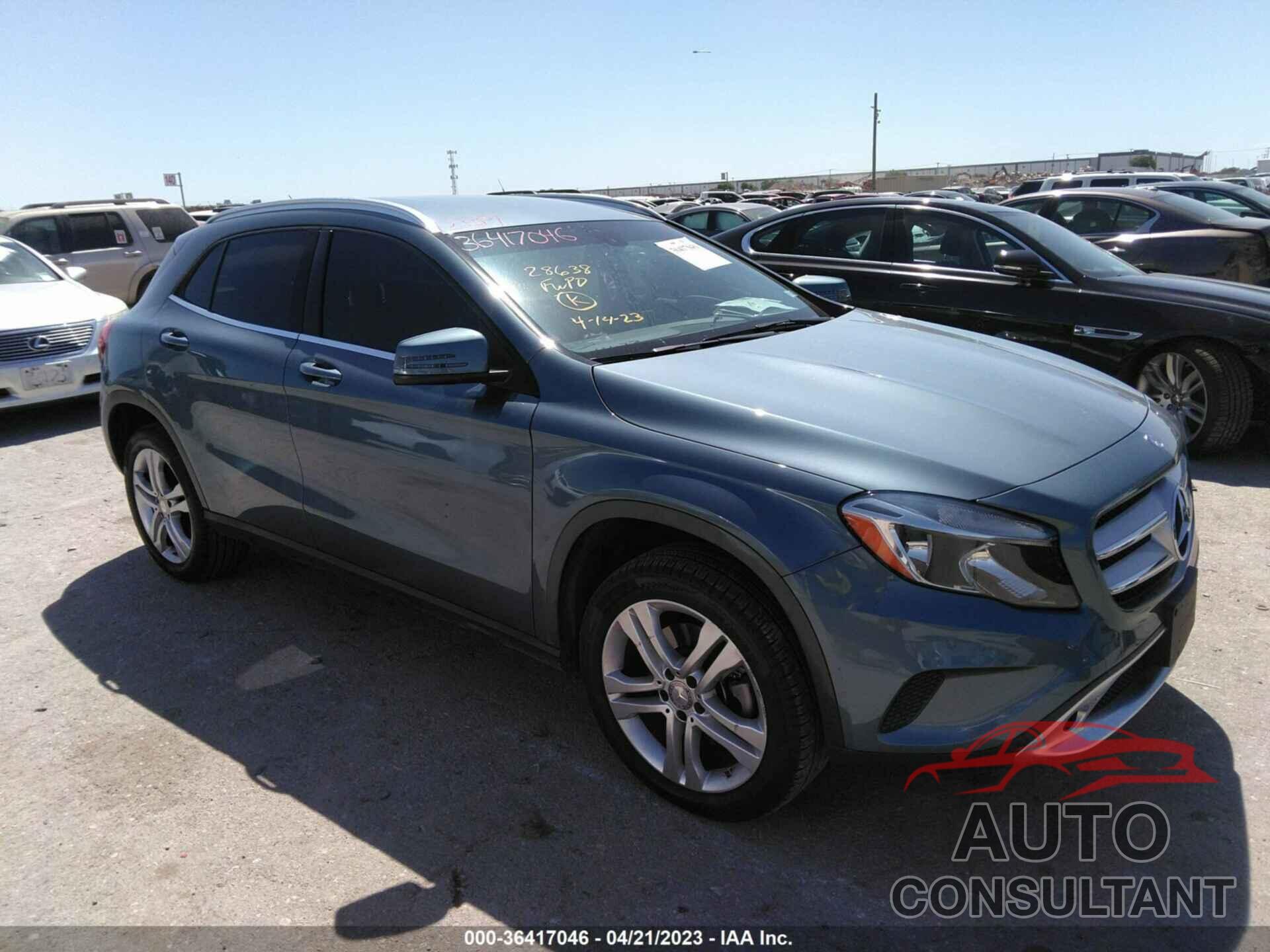 MERCEDES-BENZ GLA-CLASS 2015 - WDCTG4EB2FJ115691