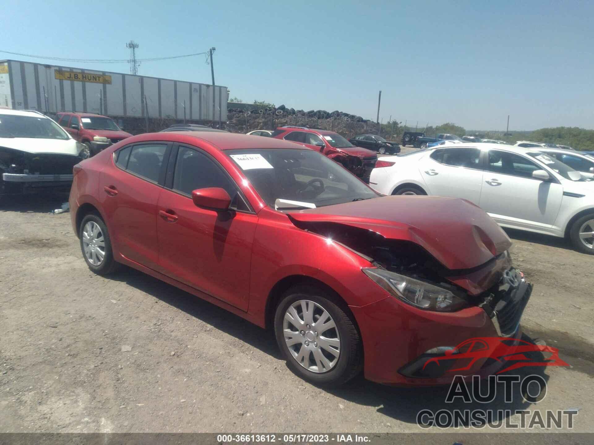 MAZDA MAZDA3 2016 - JM1BM1T75G1309513