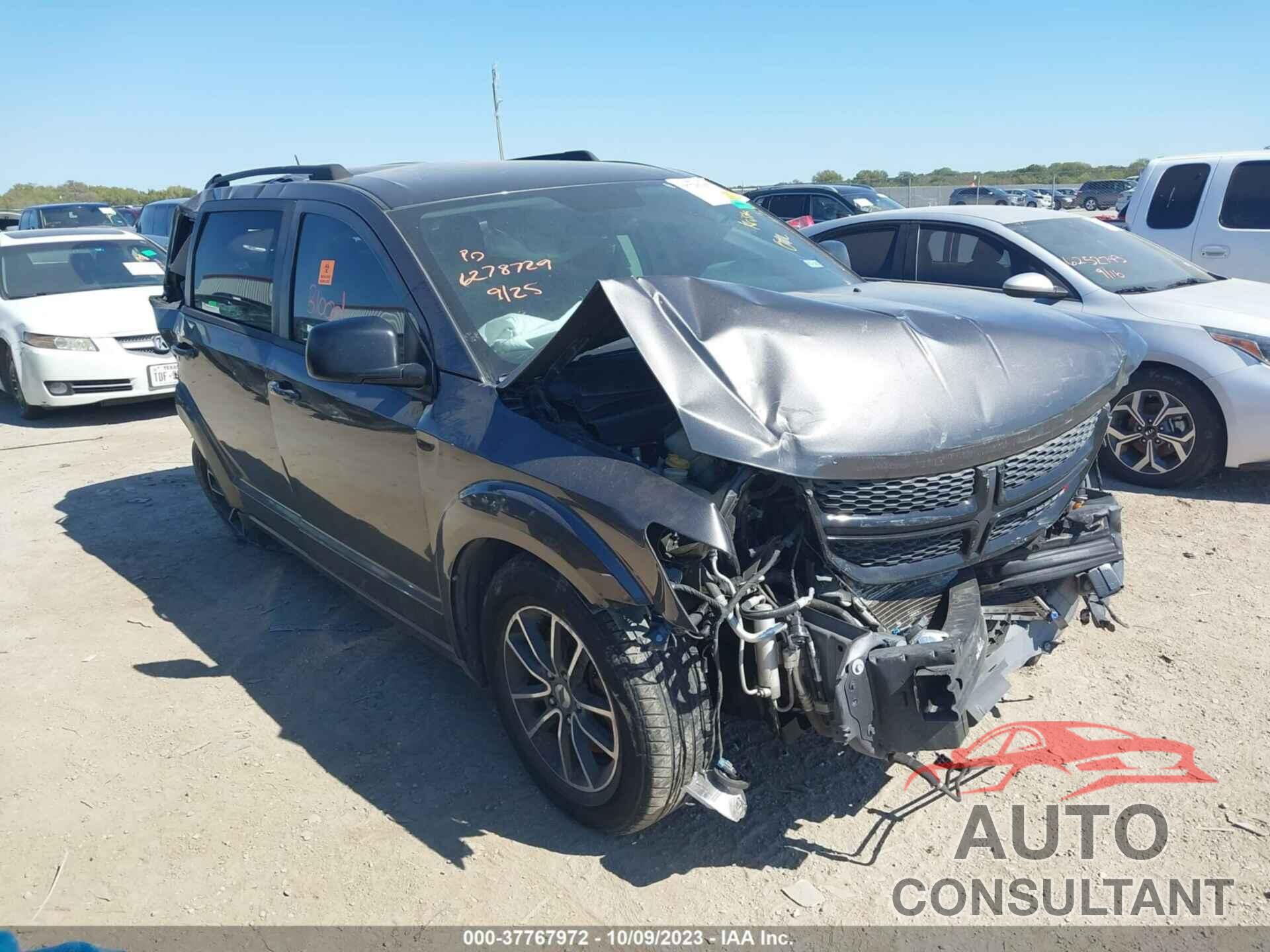 DODGE JOURNEY 2018 - 3C4PDCAB7JT228103