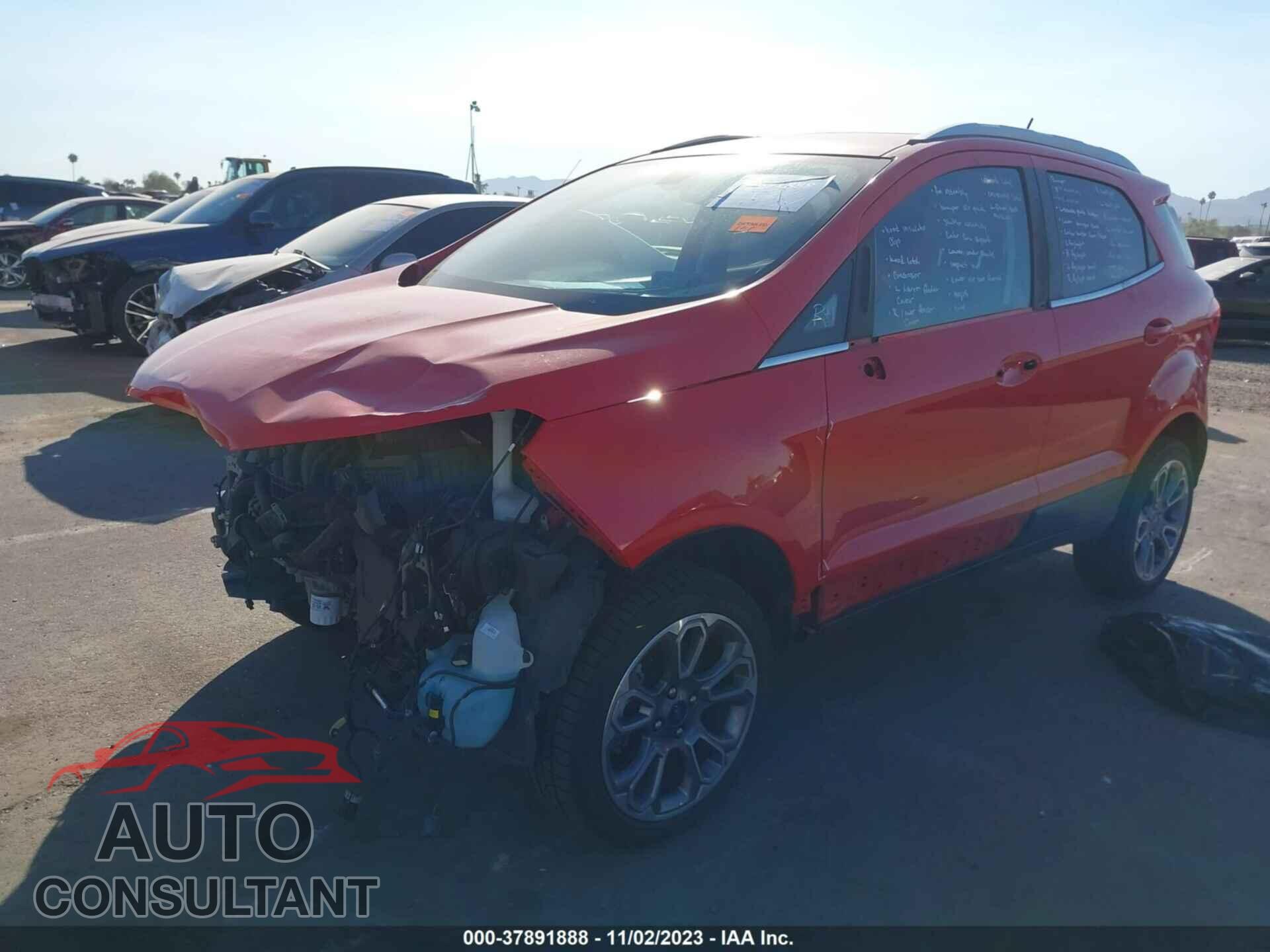 FORD ECOSPORT 2020 - MAJ6S3KLXLC322716