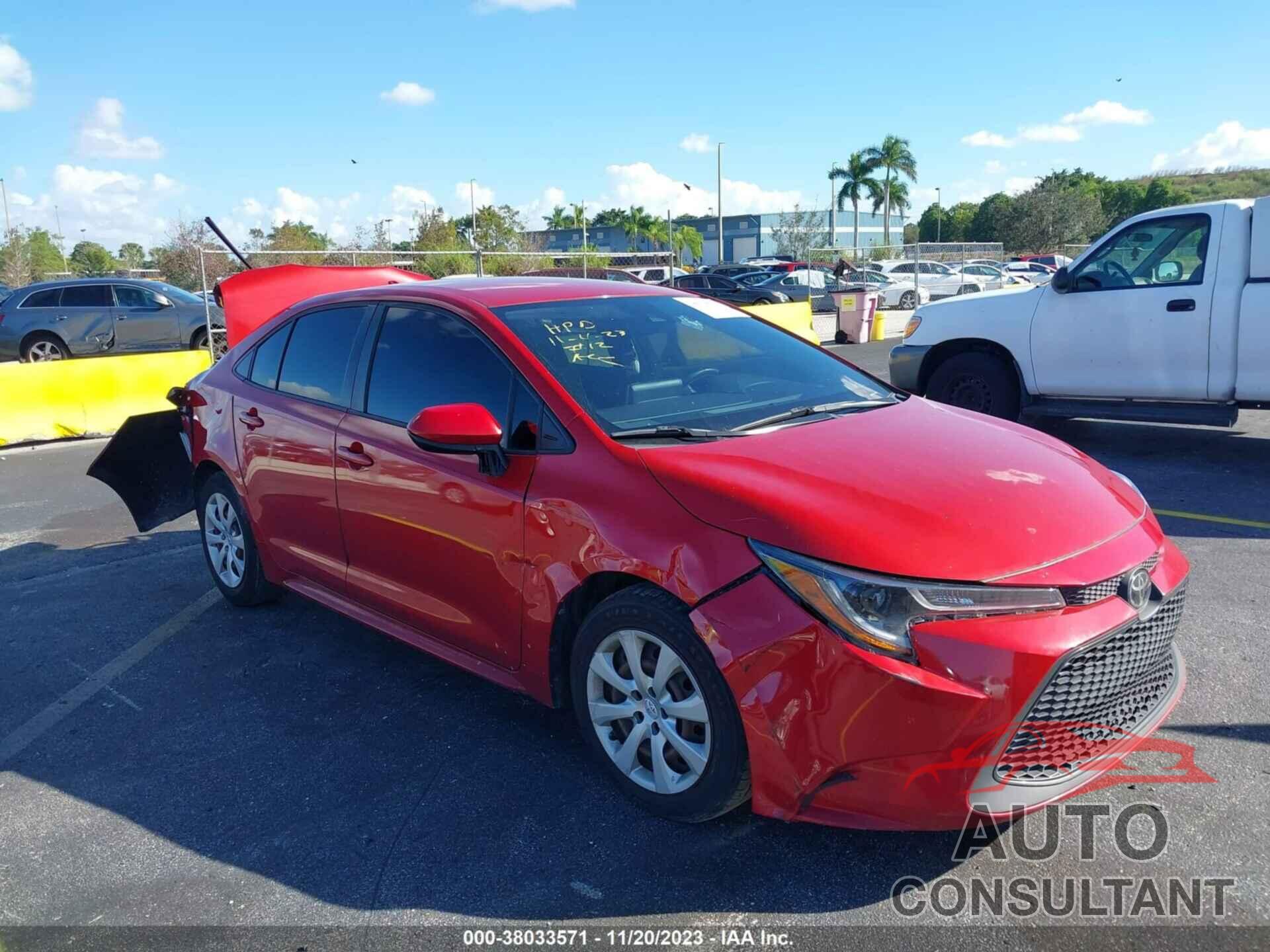 TOYOTA COROLLA 2021 - JTDEPMAE0MJ154520