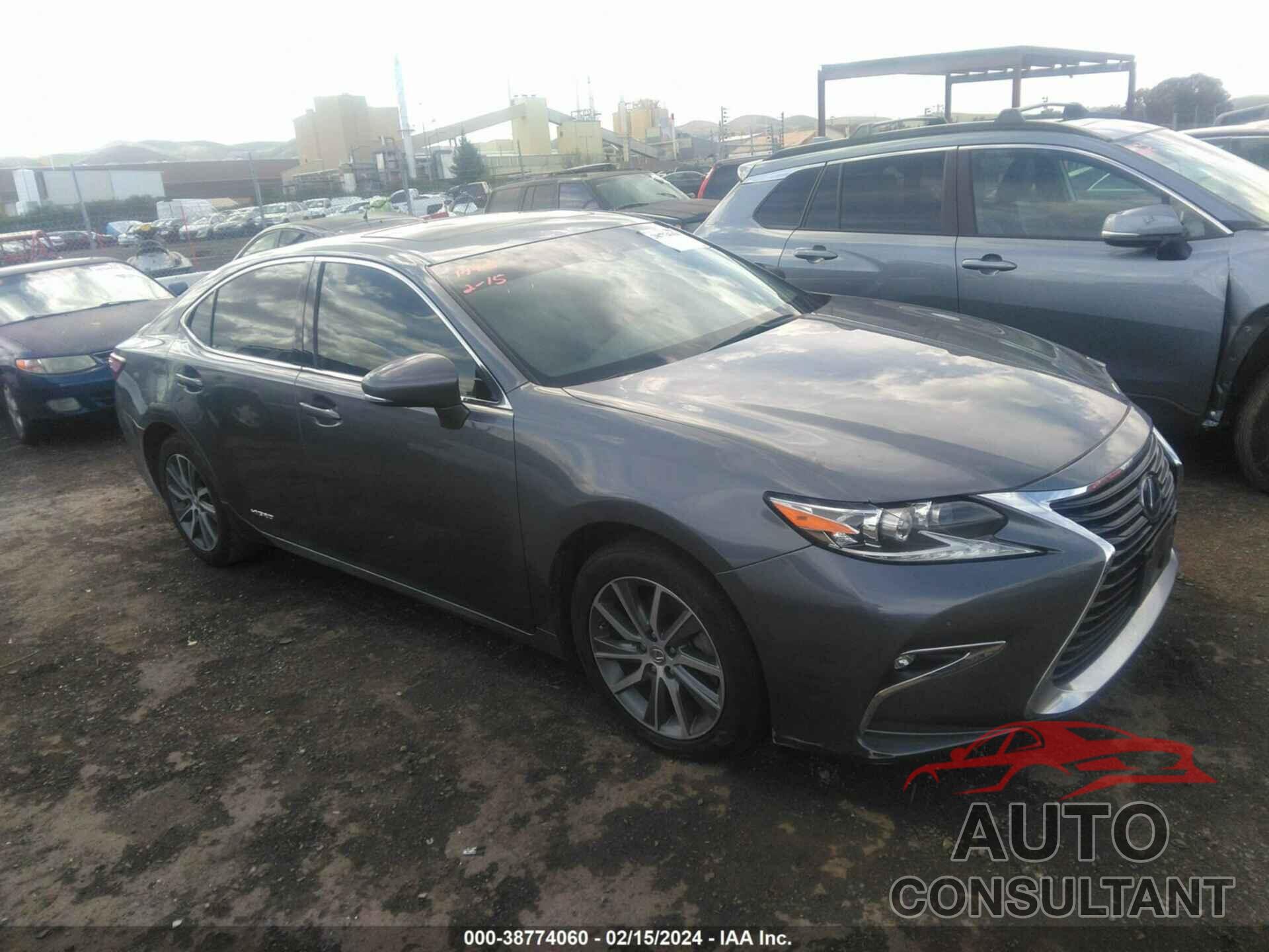 LEXUS ES 300H 2017 - JTHBW1GG7H2155630
