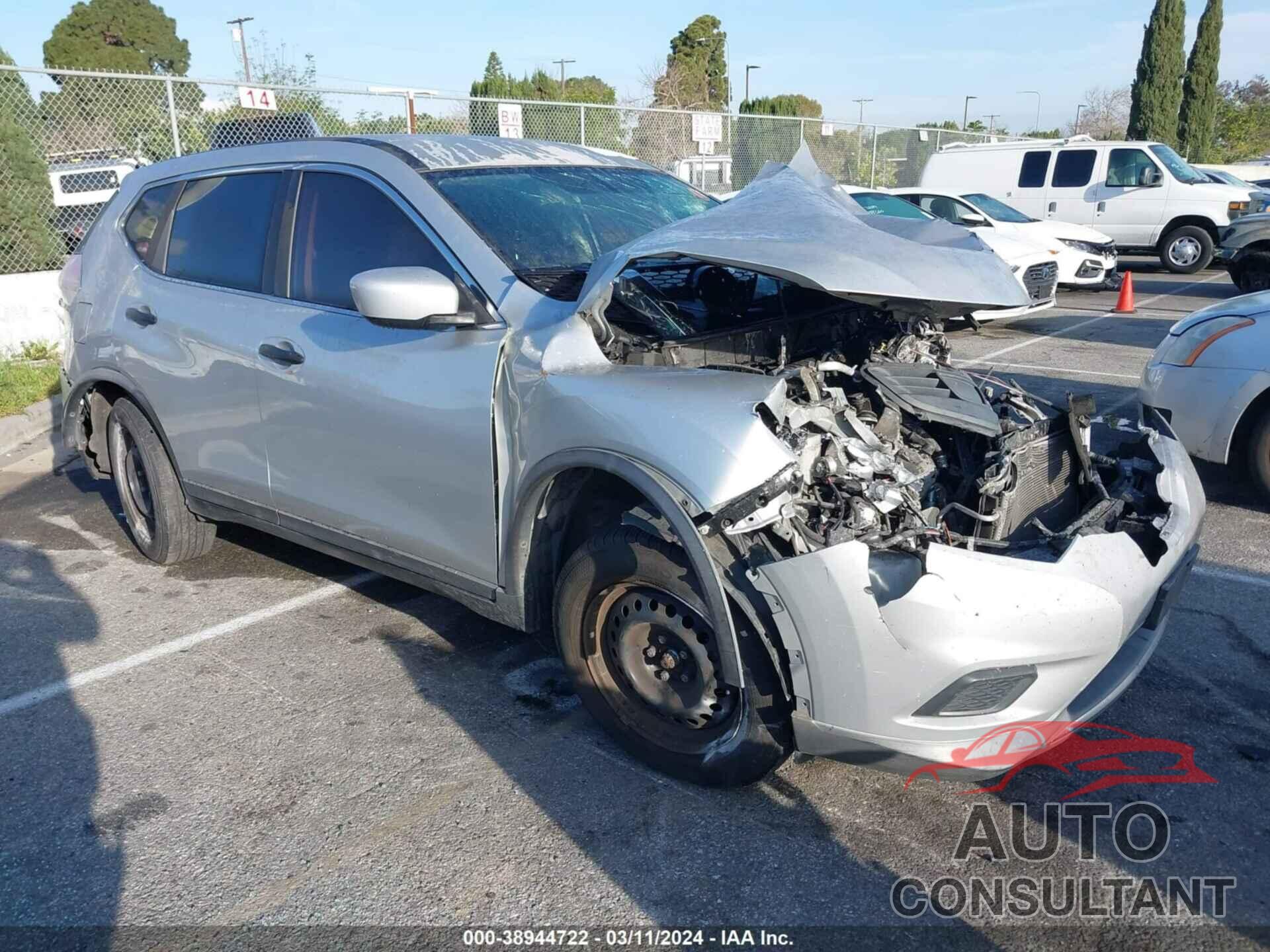 NISSAN ROGUE 2016 - KNMAT2MT8GP674961