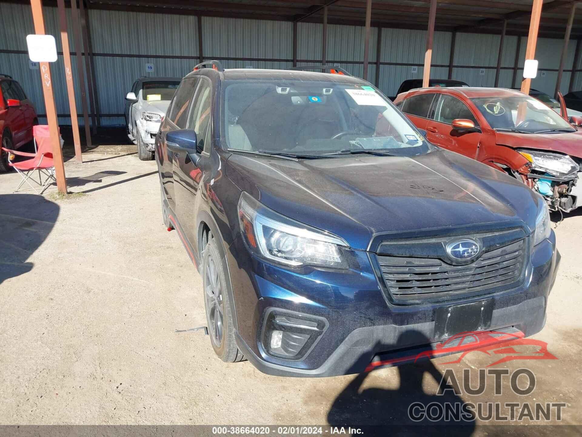 SUBARU FORESTER 2019 - JF2SKAKC4KH486172