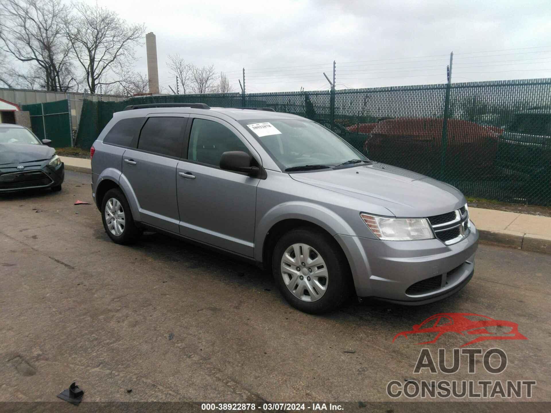 DODGE JOURNEY 2017 - 3C4PDCAB7HT682877