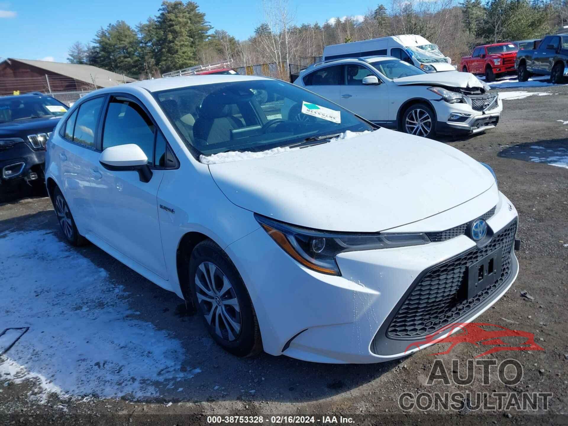 TOYOTA COROLLA 2020 - JTDEBRBE9LJ027726