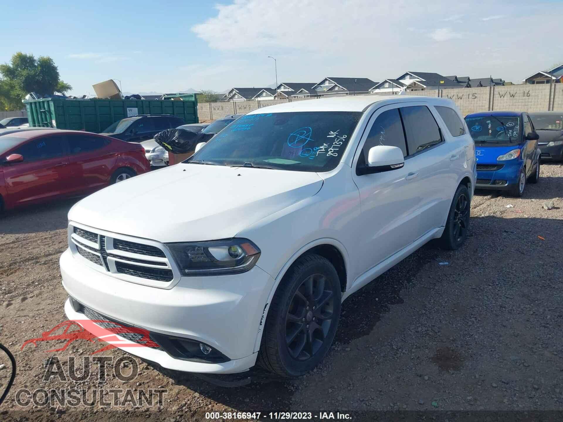DODGE DURANGO 2017 - 1C4SDJCT2HC897356