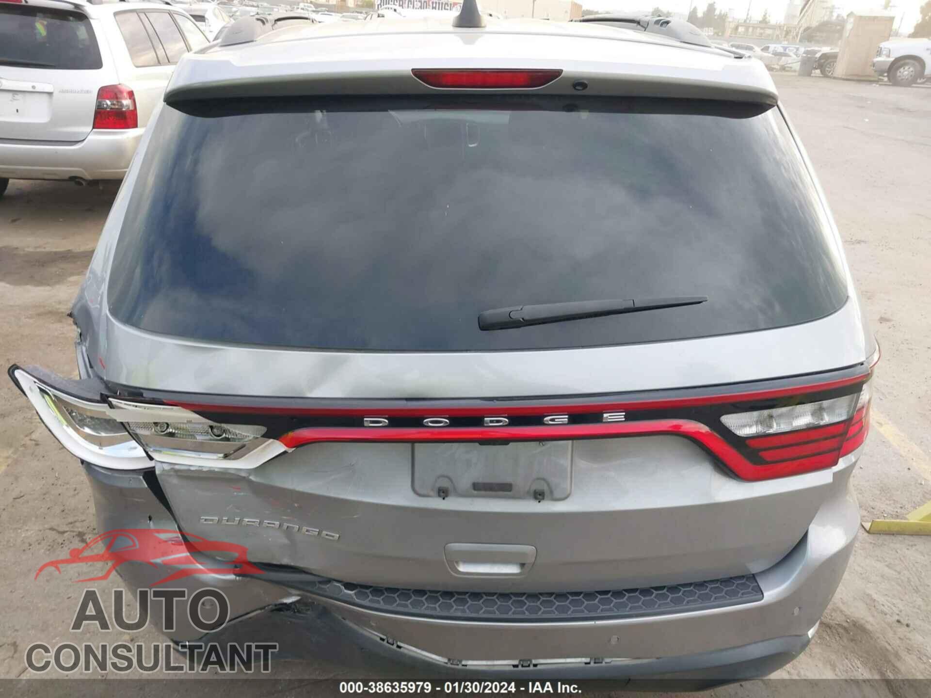 DODGE DURANGO 2019 - 1C4RDHAG3KC779725