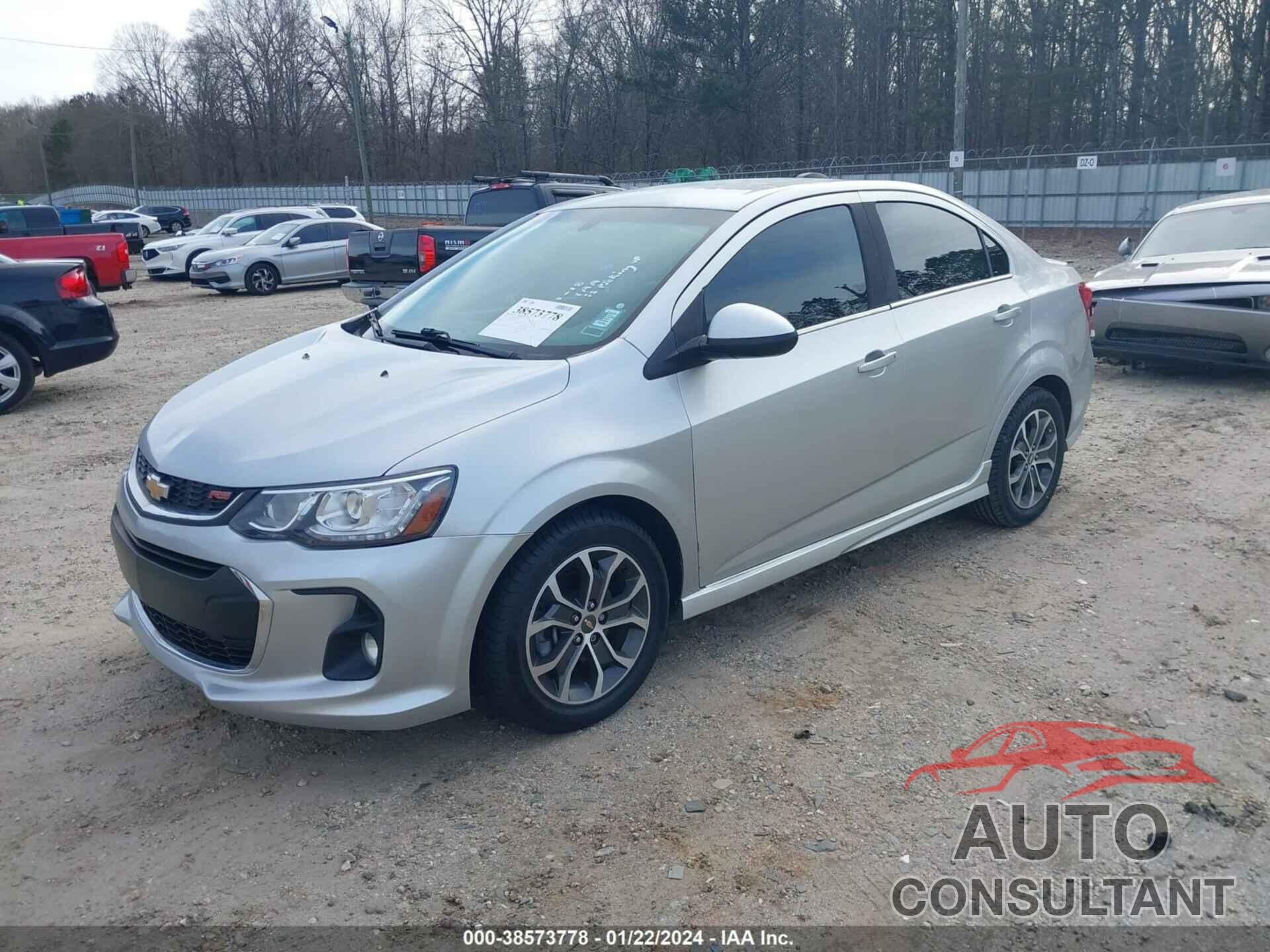 CHEVROLET SONIC 2017 - 1G1JD5SH5H4116848