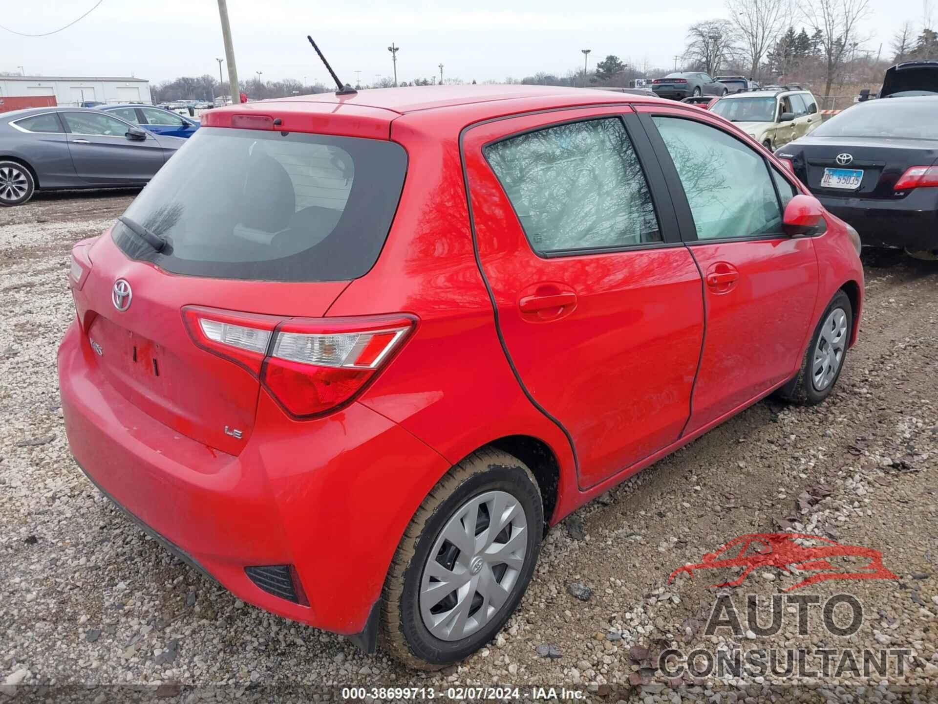 TOYOTA YARIS 2019 - VNKKTUD38KA101786