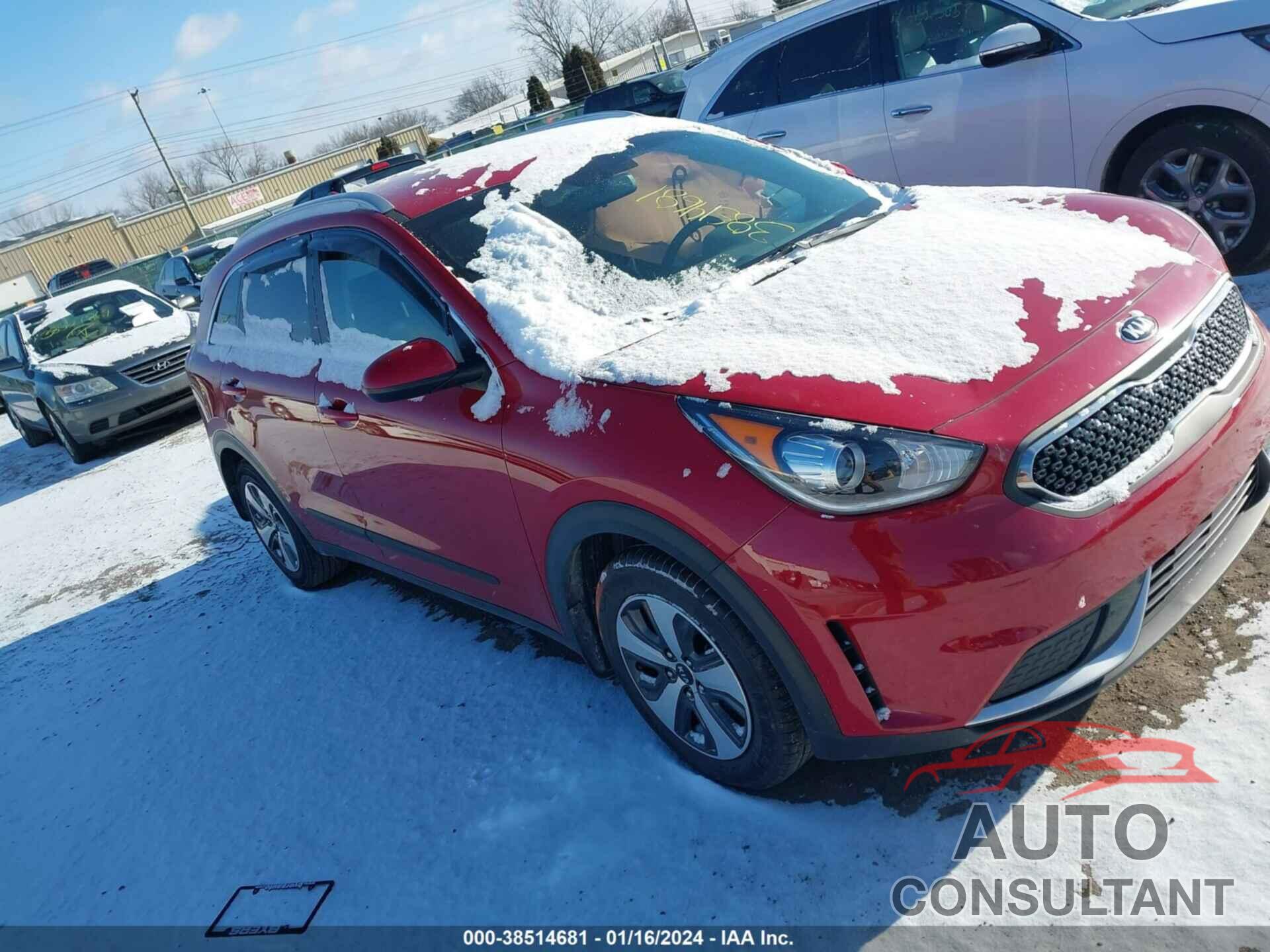 KIA NIRO 2017 - KNDCB3LCXH5050594