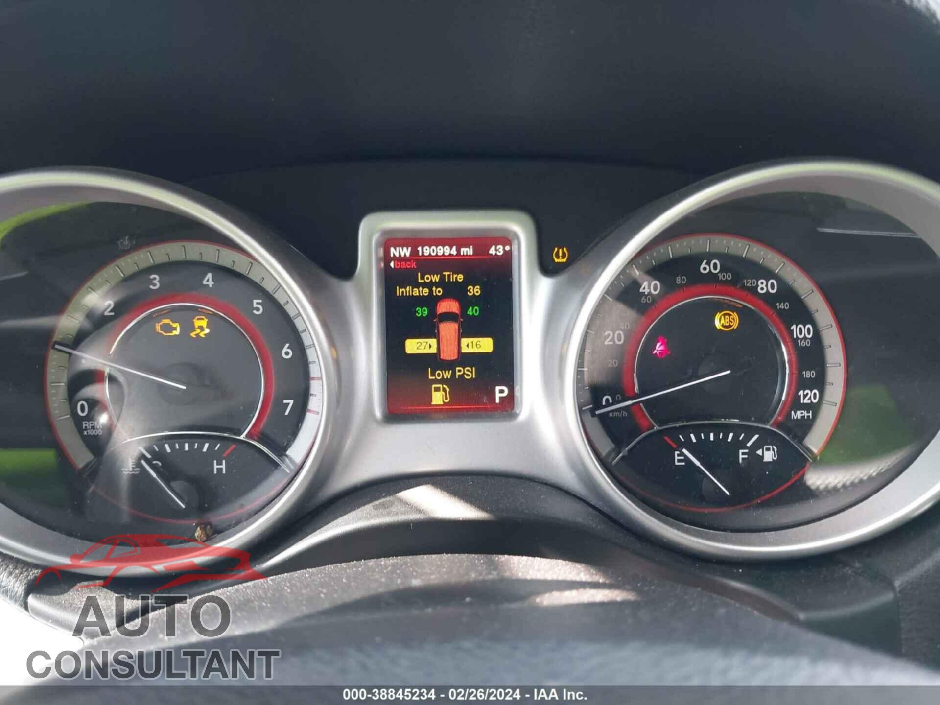 DODGE JOURNEY 2017 - 3C4PDCAB4HT573731