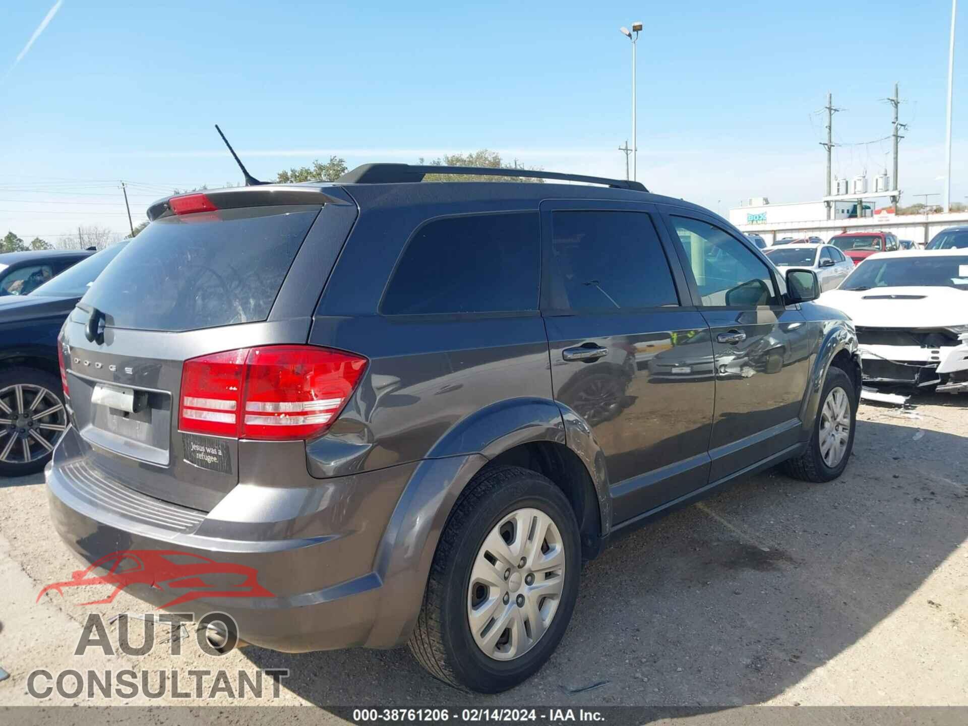 DODGE JOURNEY 2017 - 3C4PDCAB2HT552036