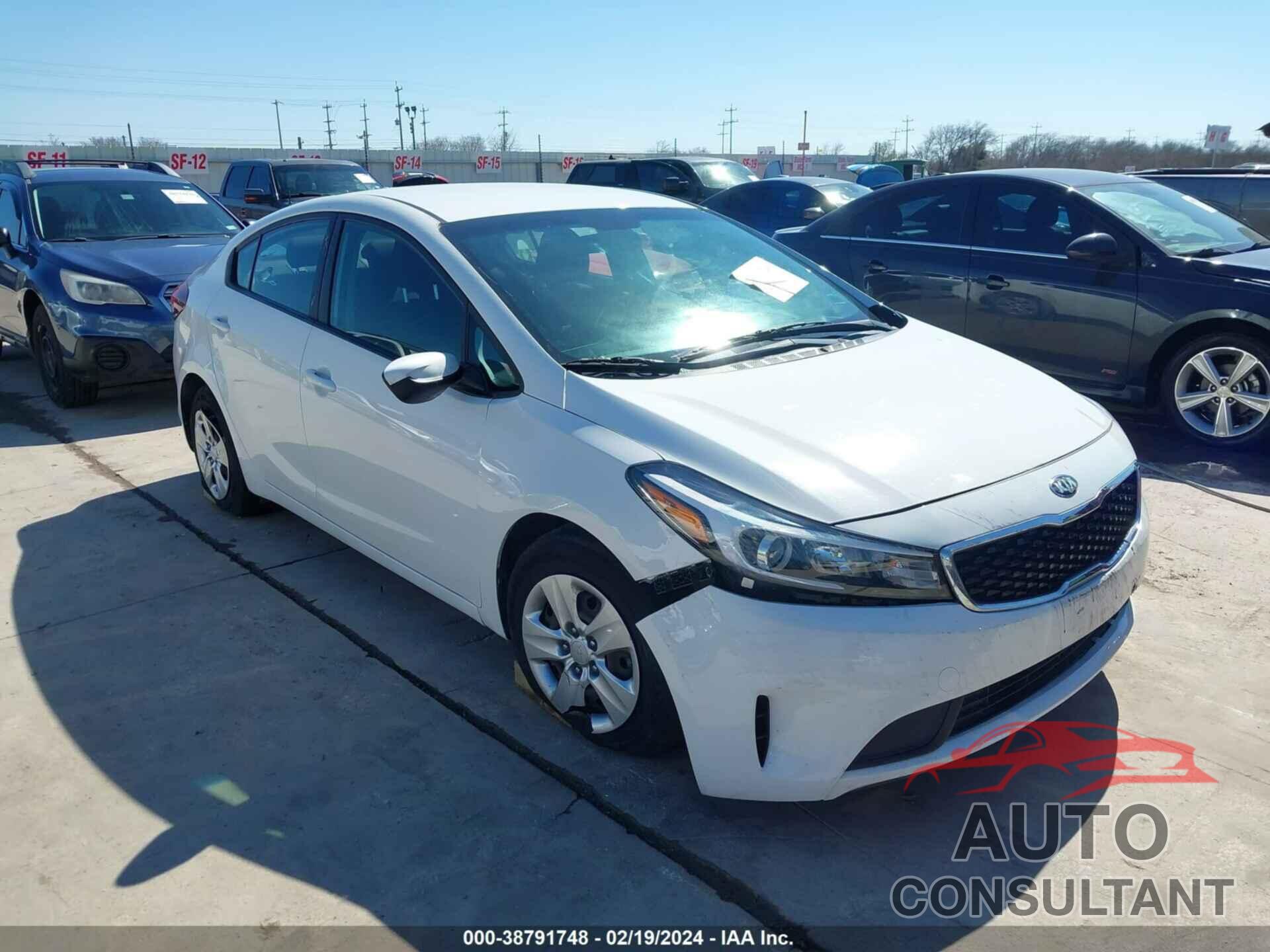 KIA FORTE 2018 - 3KPFK4A78JE233298