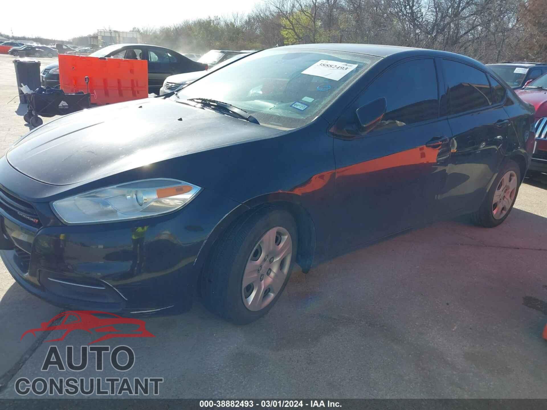 DODGE DART 2016 - 1C3CDFAA5GD506085